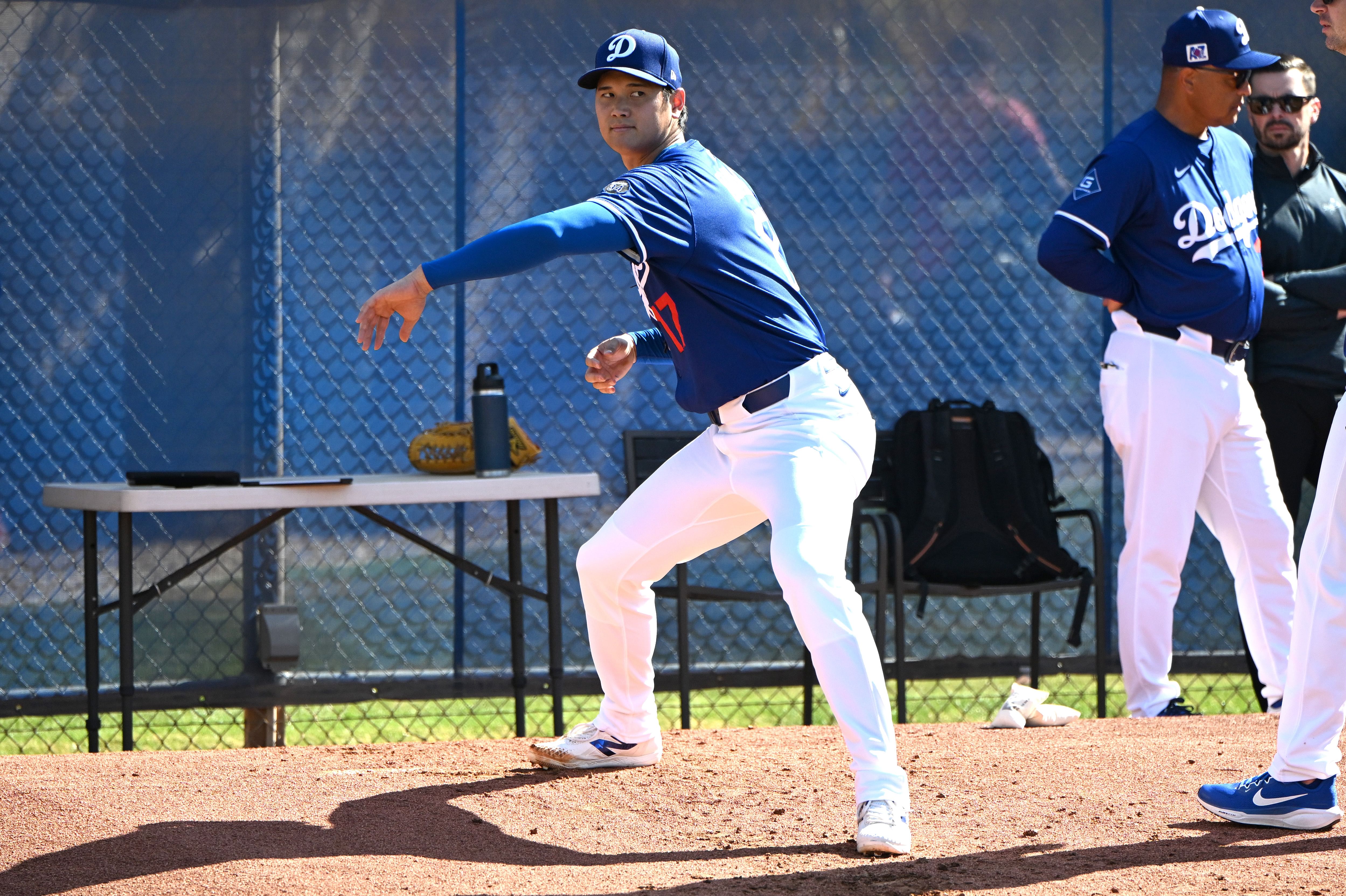 Shohei Ohtani is estimated to make his first start for the Dodgers in May (Image Source: IMAGN)