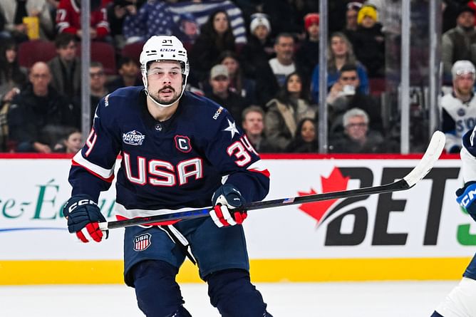 Auston Matthews makes feelings known about potentially lifting 4 Nations trophy in Maple Leafs' most hallowed away rink TD Garden