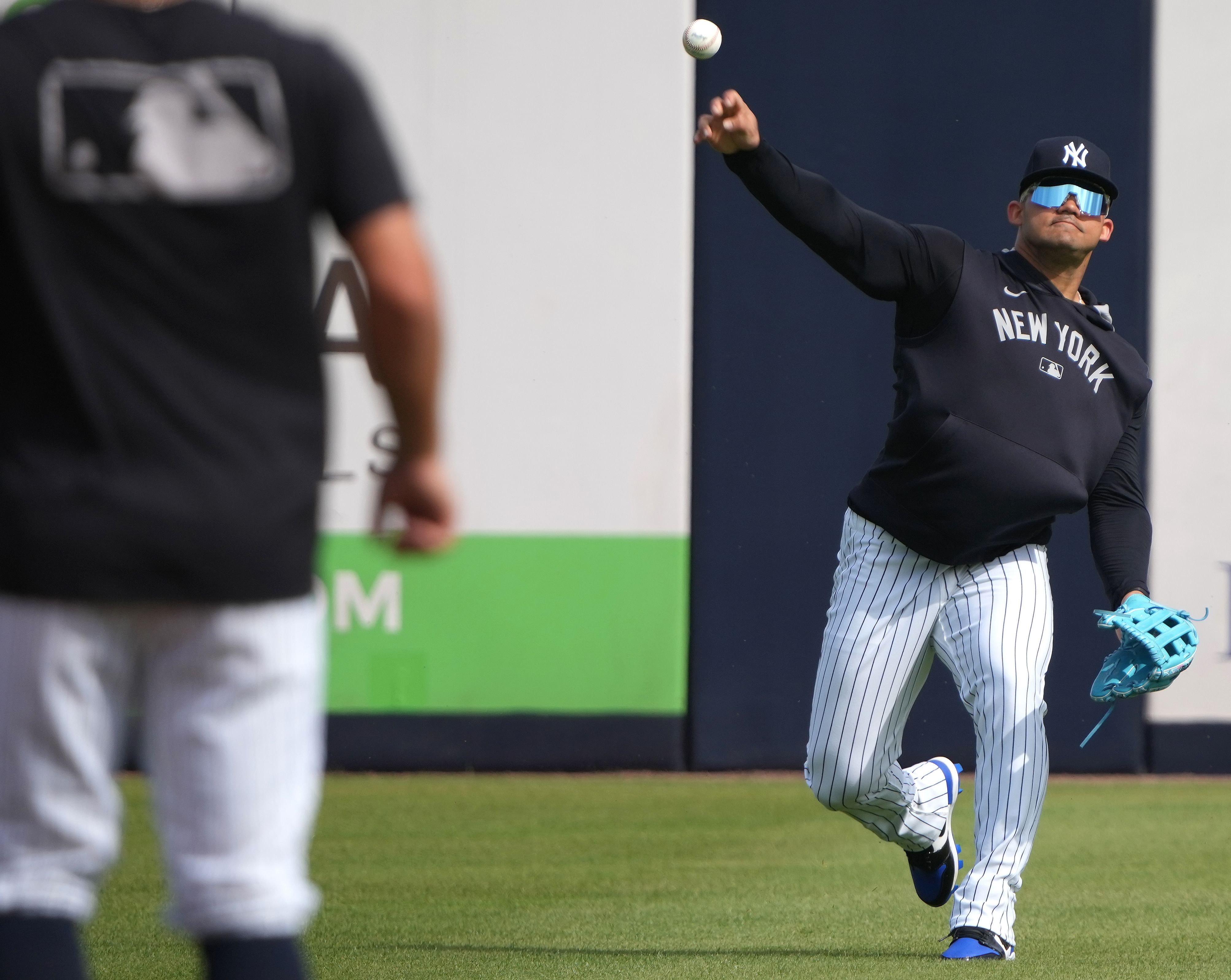 New York Yankees Workouts - Jasson Dominguez (Photo via IMAGN)