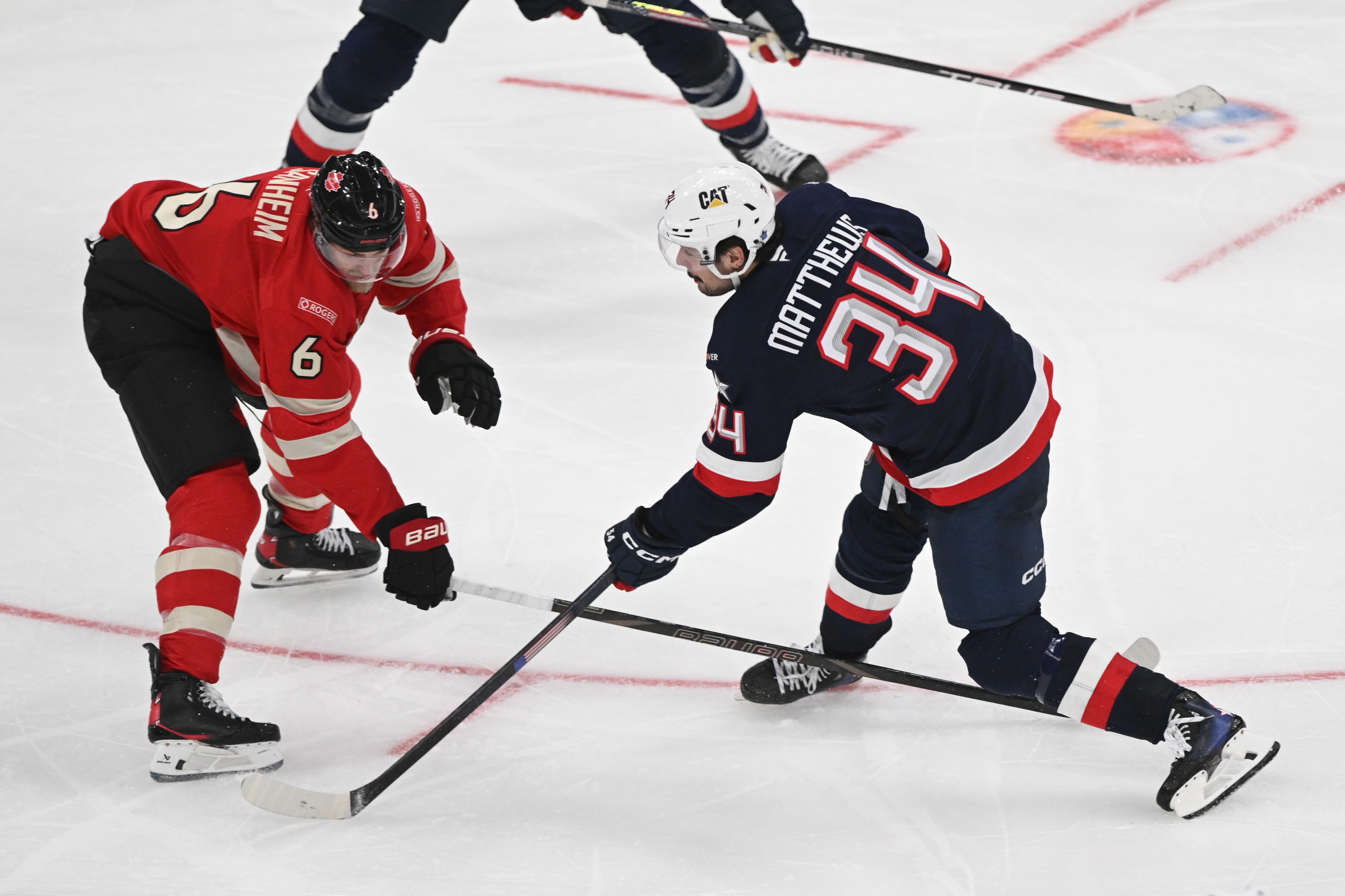 Maple Leafs&#039; Auston Matthews and Team USA lost (Credits: IMAGN)