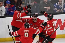 Sidney Crosby makes feelings known after Connor McDavid scores golden goal to seal Team Canada's 4 Nations win over rivals USA