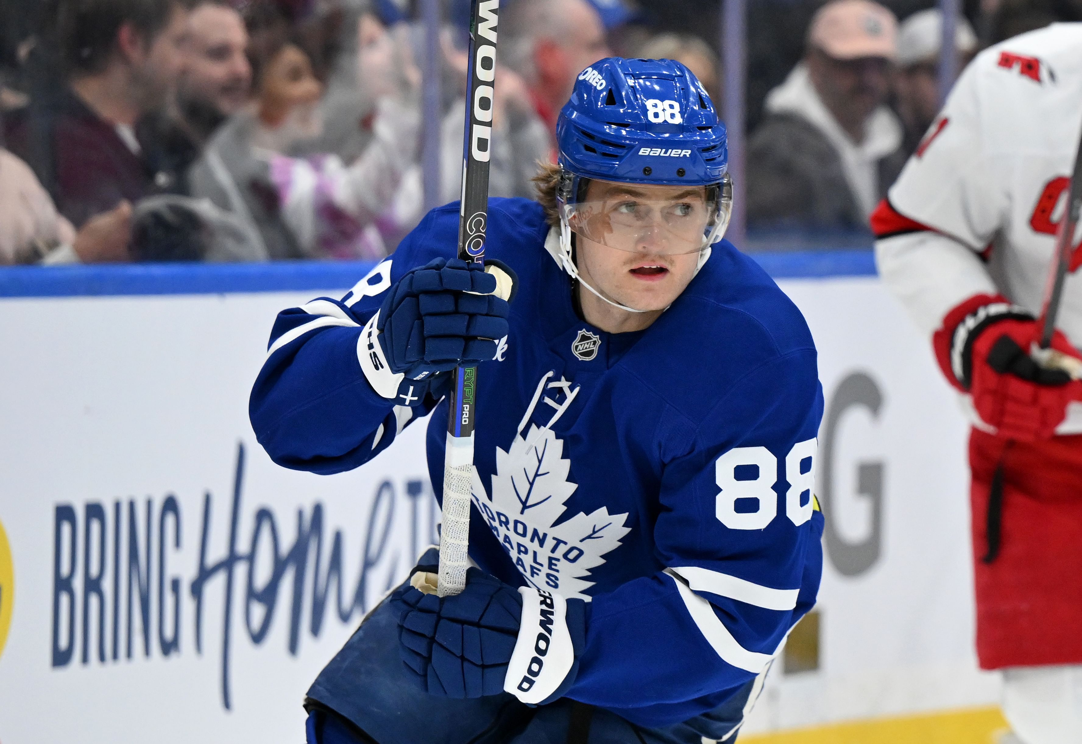 William Nylander got hurt for the Toronto Maple Leafs (Imagn)