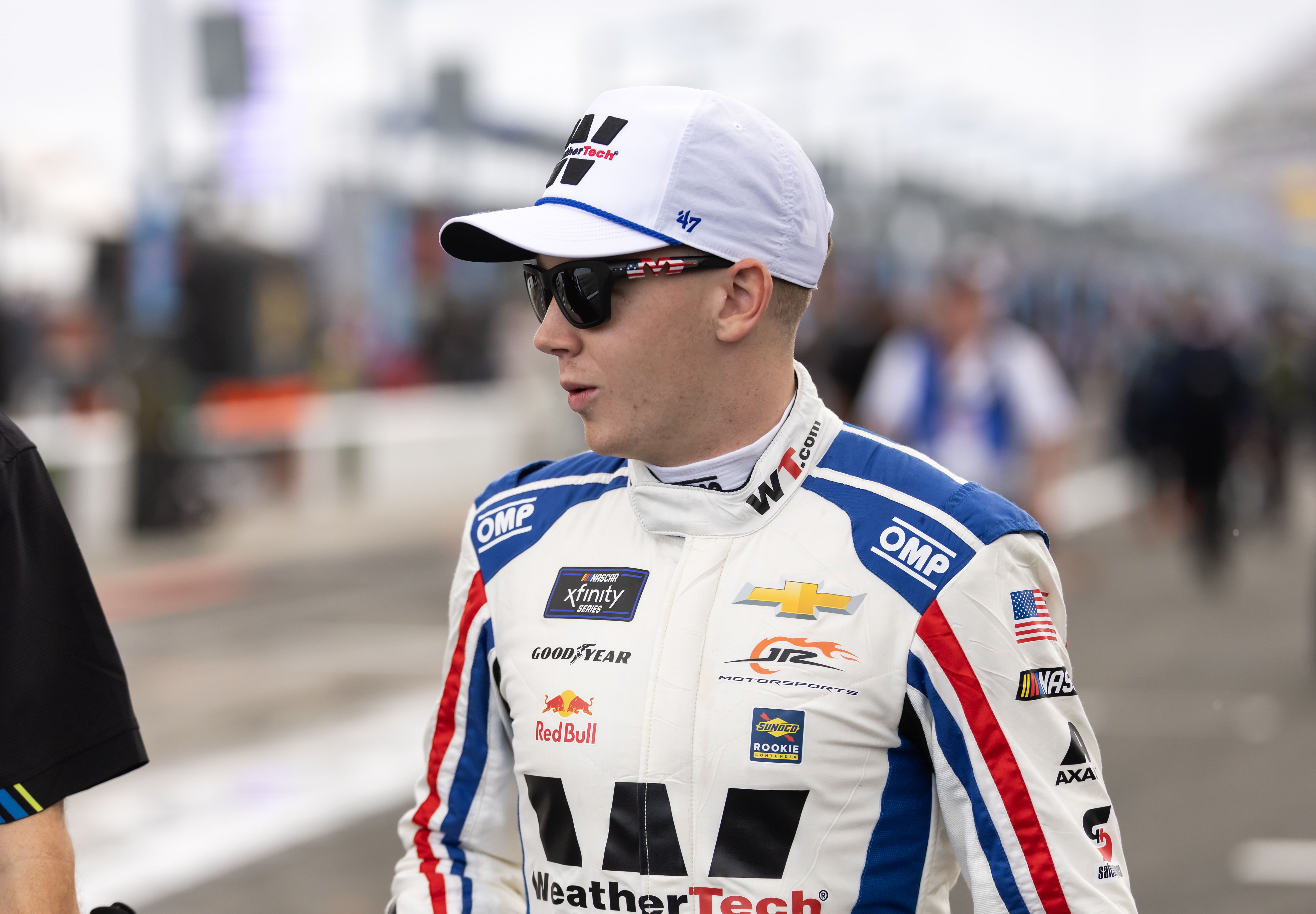 Connor Zilisch during qualifying for the United Rentals 300 at Daytona International Speedway - Source: Imagn