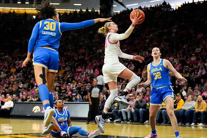 Lucy Olsen Stats Tonight - How did the Hawkeyes star fare vs UCLA? (Feb. 23)