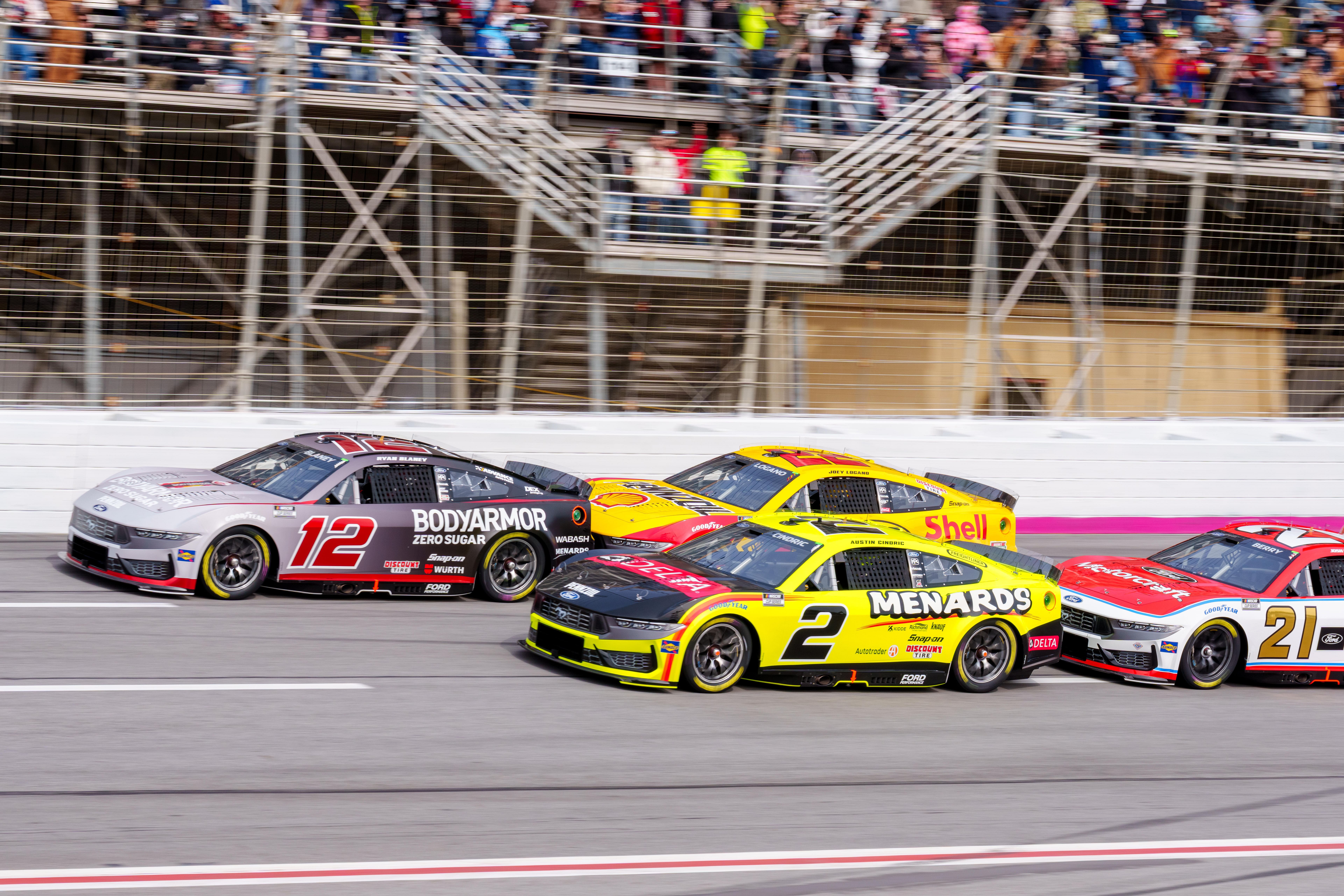 Austin Cindric (2) at Atlanta Motor Speedway - Source: Imagn