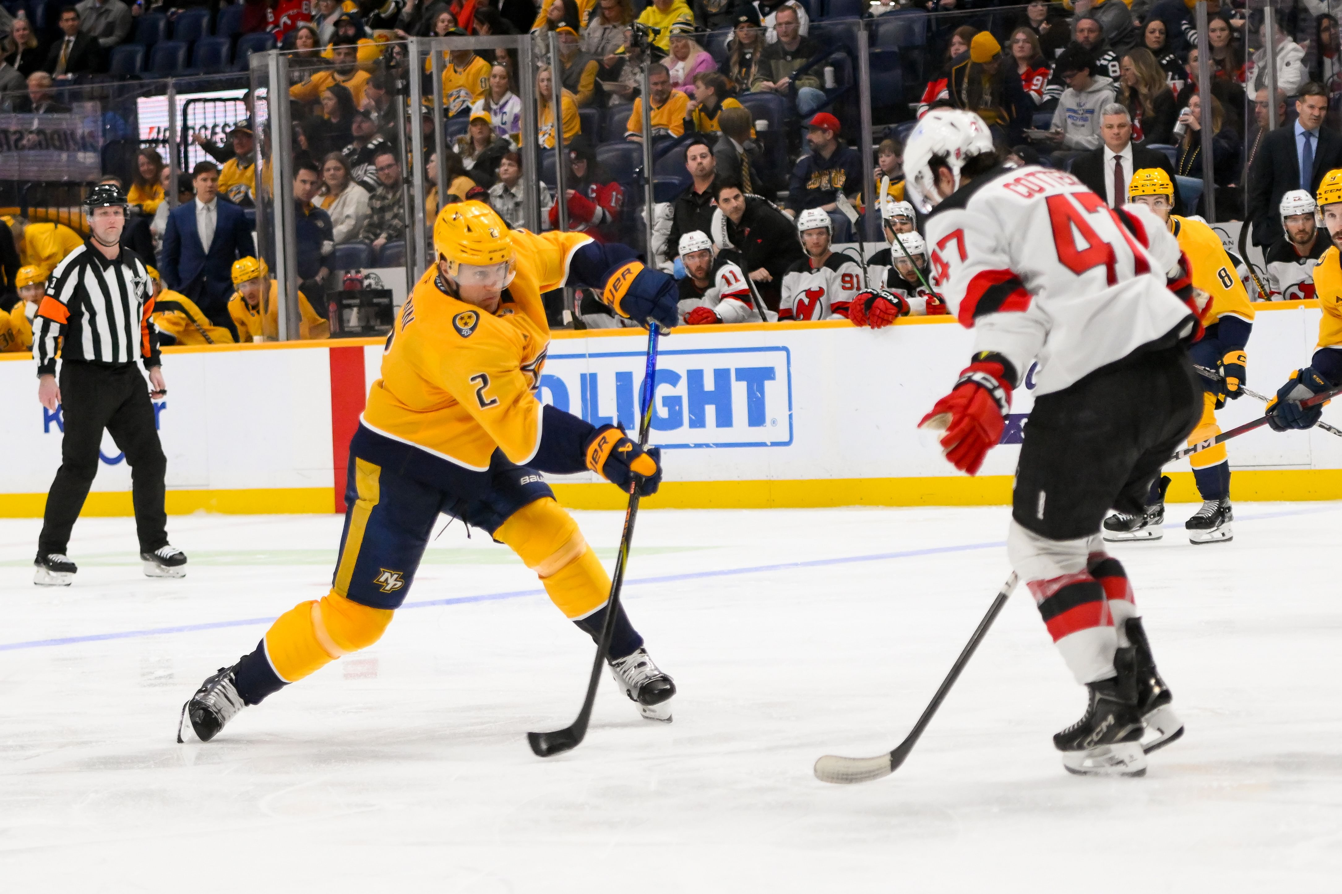 NHL: New Jersey Devils at Nashville Predators - Source: Imagn