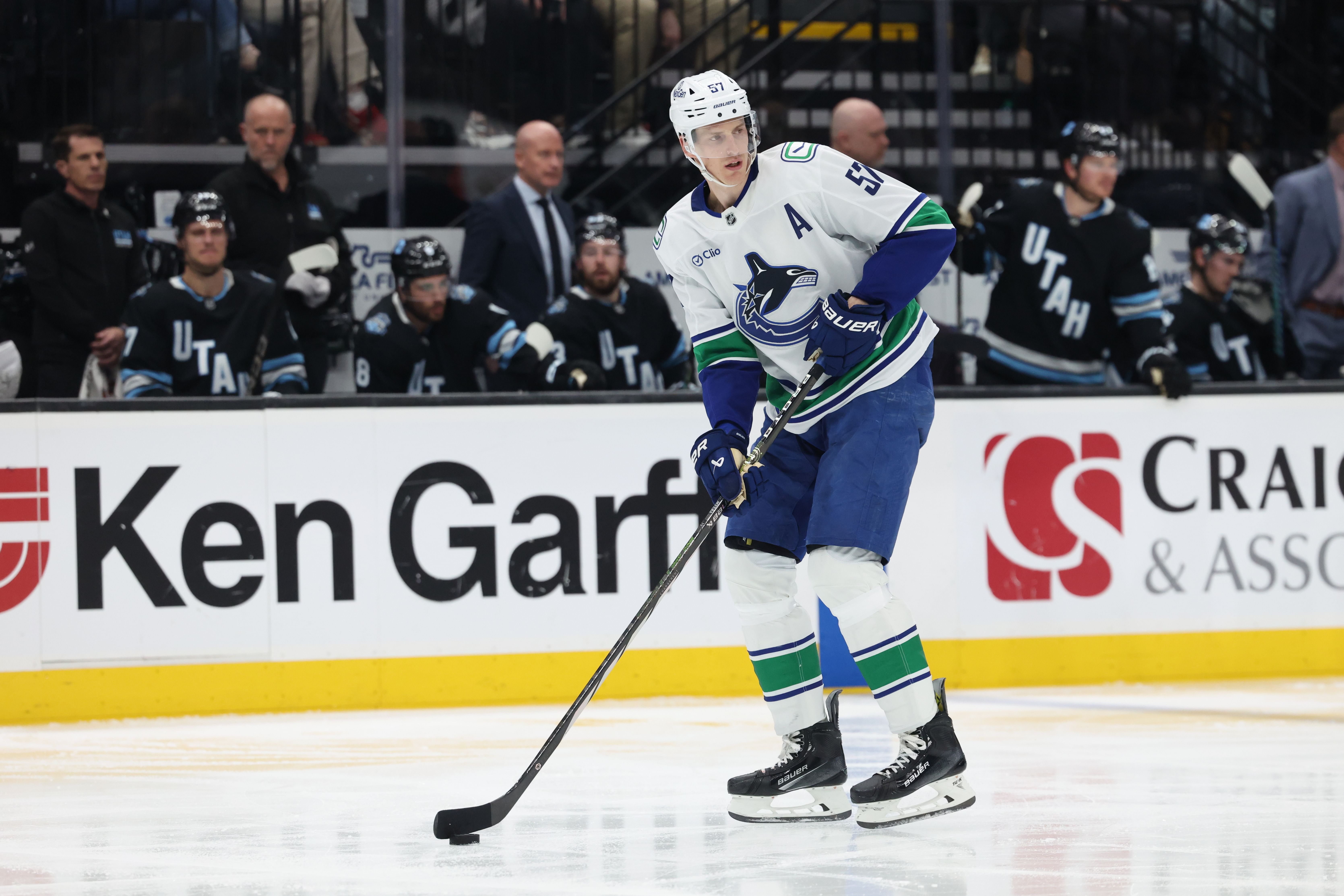 NHL: Vancouver Canucks at Utah - Source: Imagn