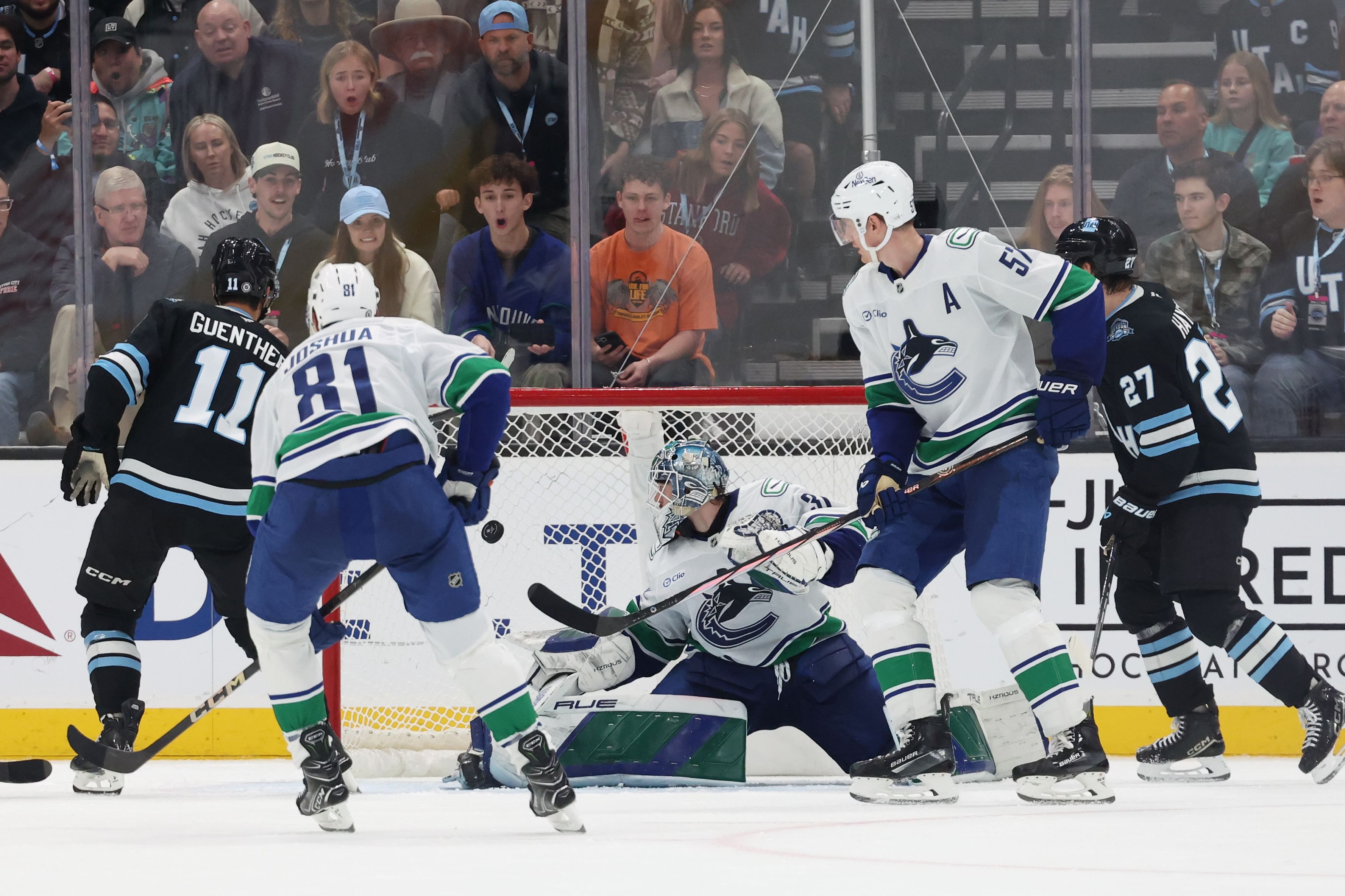 NHL: Vancouver Canucks at Utah - Source: Imagn