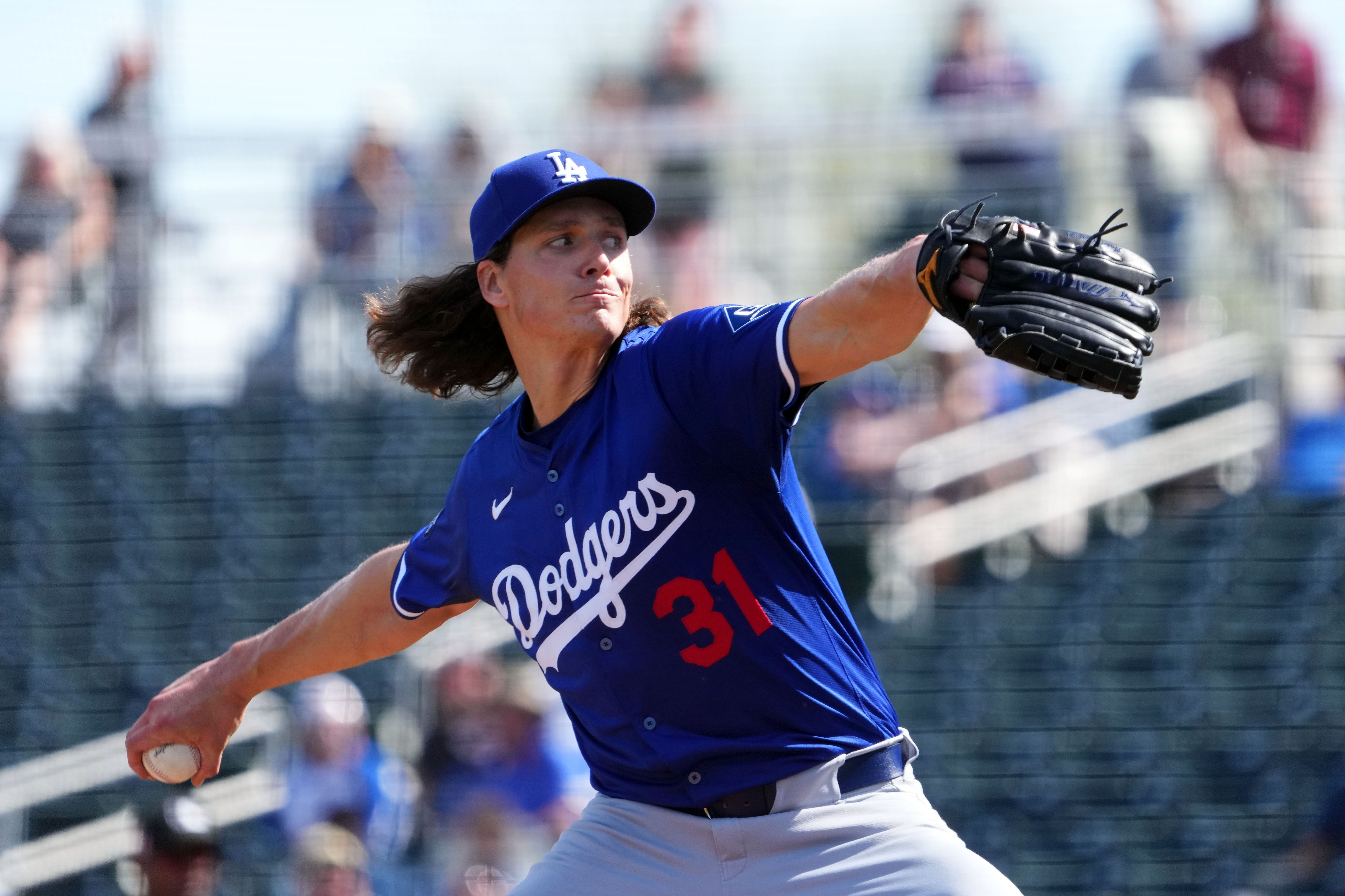 Tyler Glasnow is in the Dodgers rotation (Imagn)