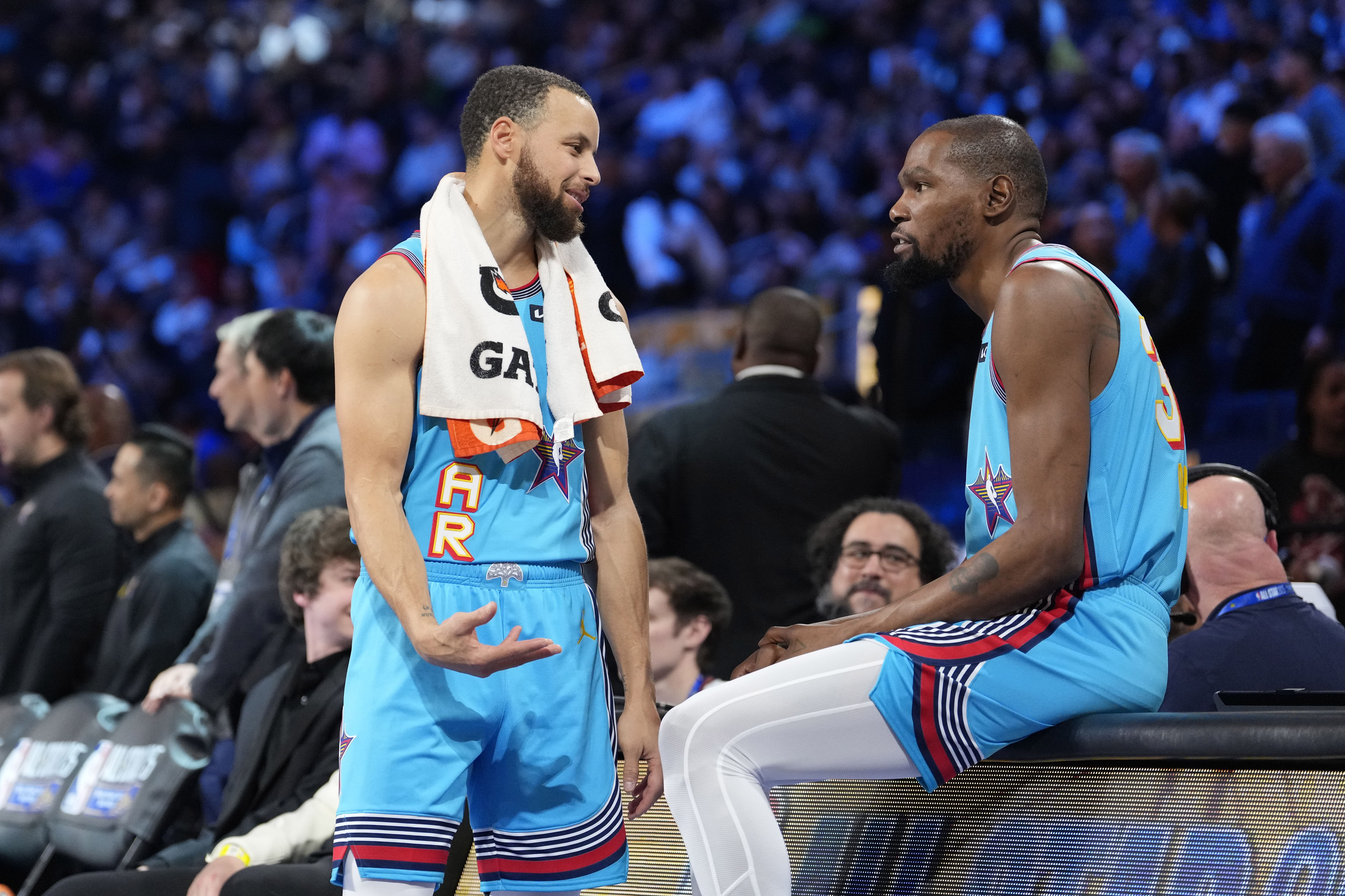 Kevin Durant explains why he turned down a Warriors reunion. (Photo: IMAGN)