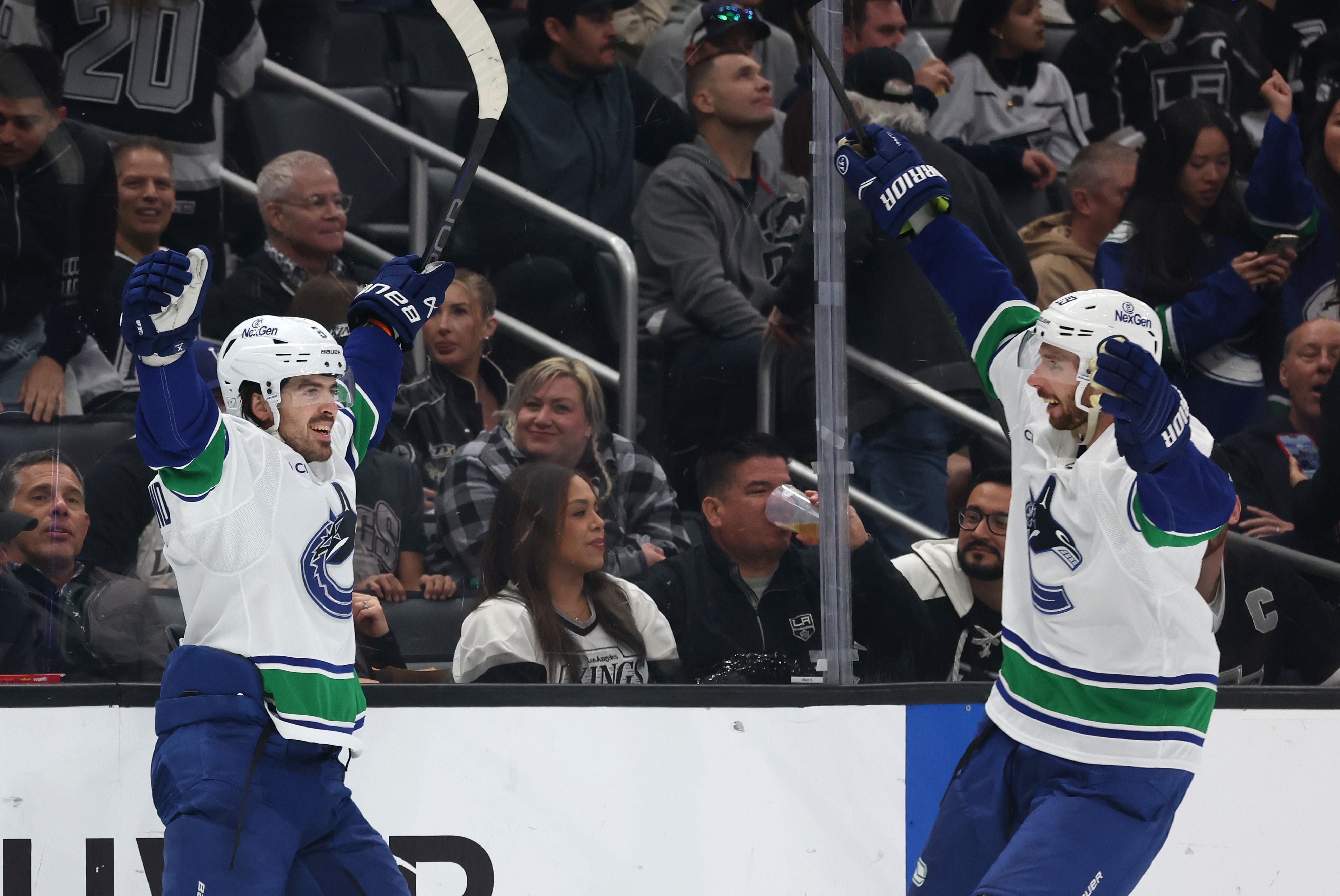 NHL: Vancouver Canucks at Los Angeles Kings - Source: Imagn