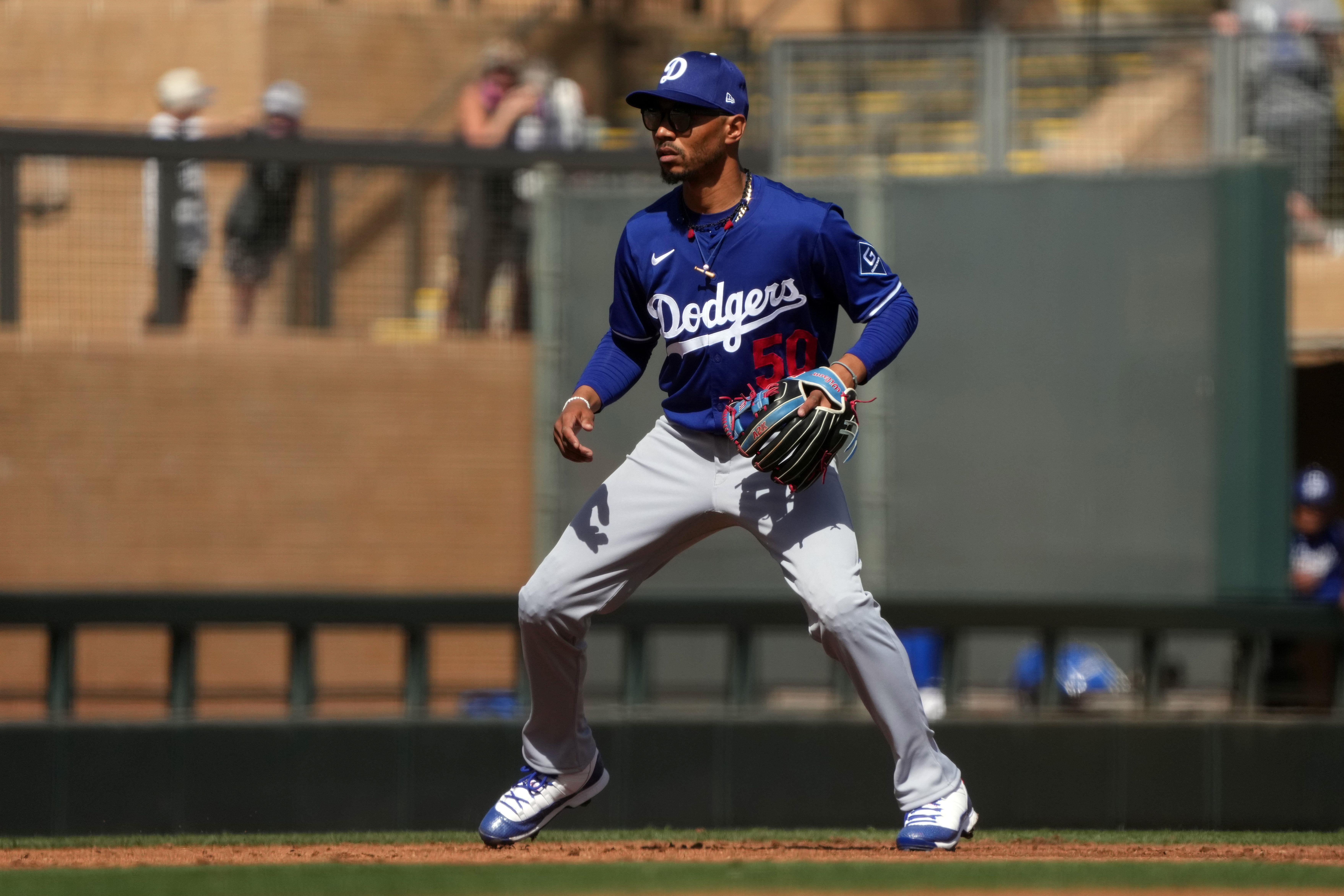 Mookie Betts is set to start at shortstop for the Dodgers this season (Image Source: IMAGN)