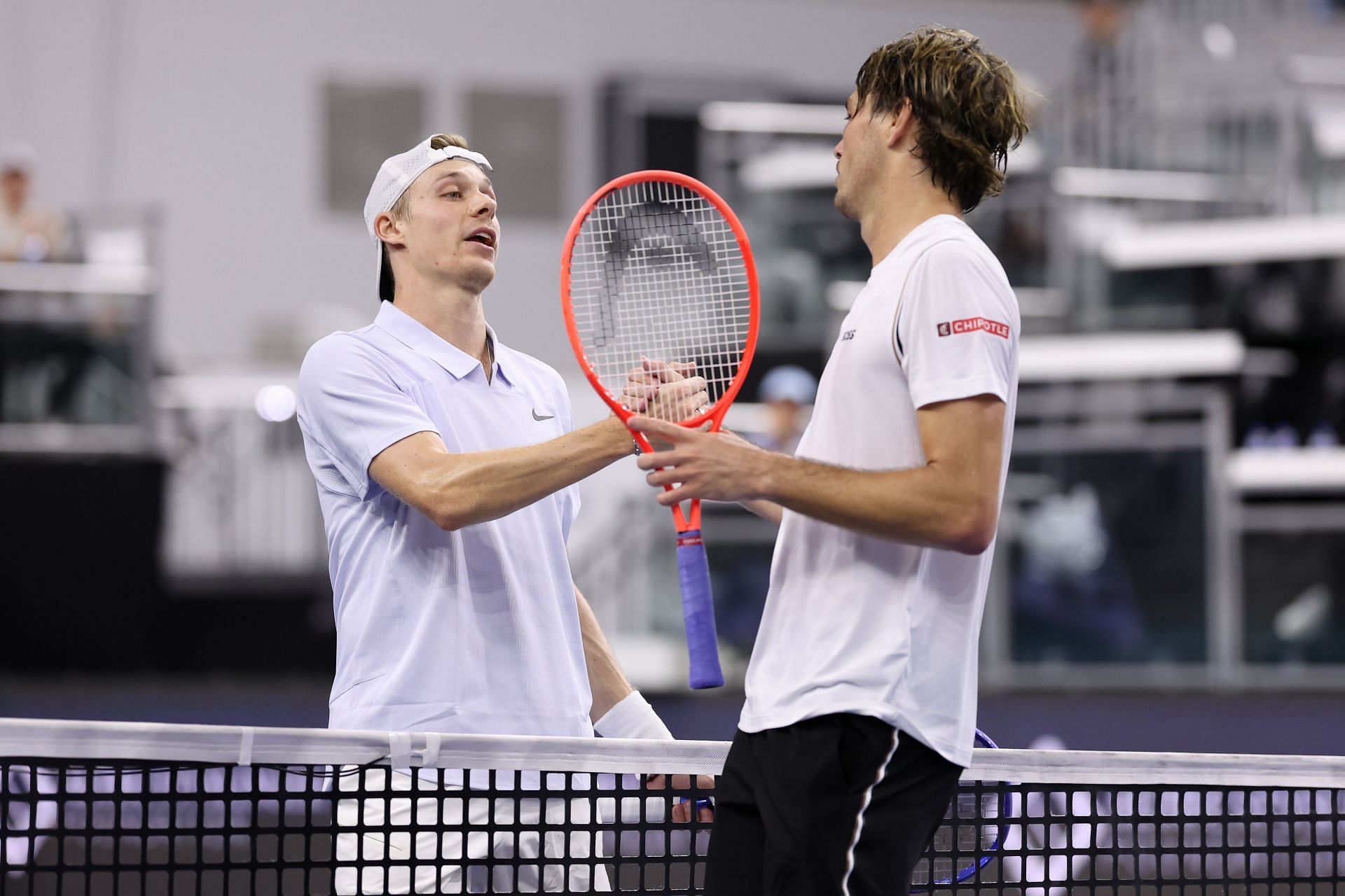 Sahpovalov and Fritz after their match- Source: Getty