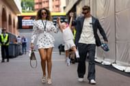 Nico Hulenberg with his Eglė Ruškytė and daughter Noemi Sky at Monaco Grand Prix (Source: Getty Images)