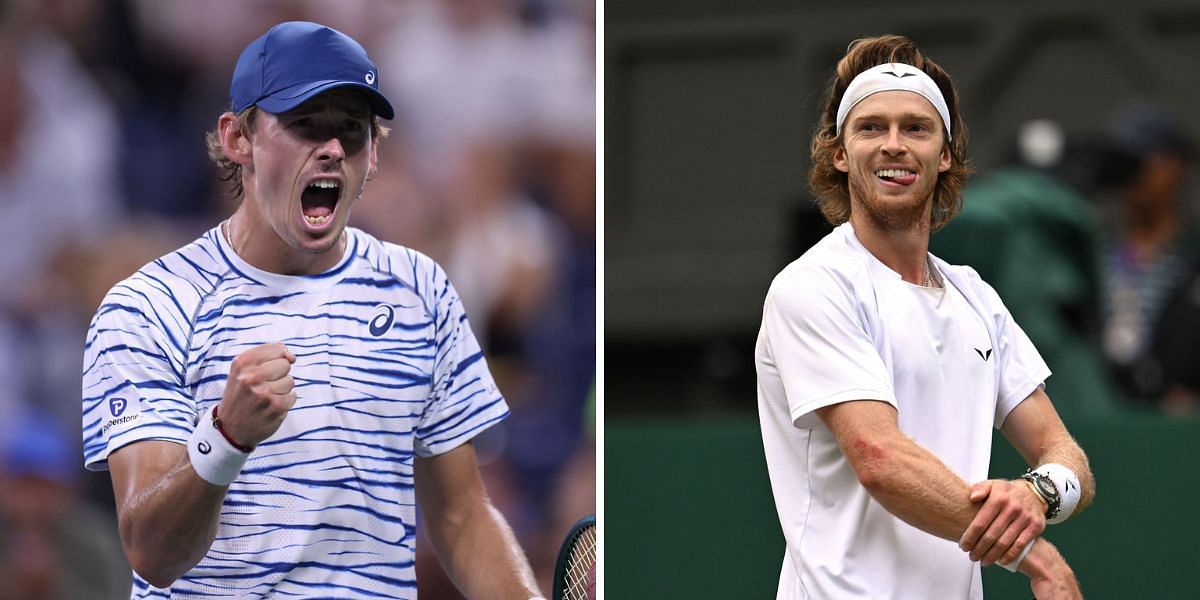 Alex de Minaur Andrey Rublev (Source: Getty)