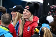 Lindsey Vonn with her Teammates at the Audi FIS Alpine World Ski Championships - Women's Team Combined - Source: Getty