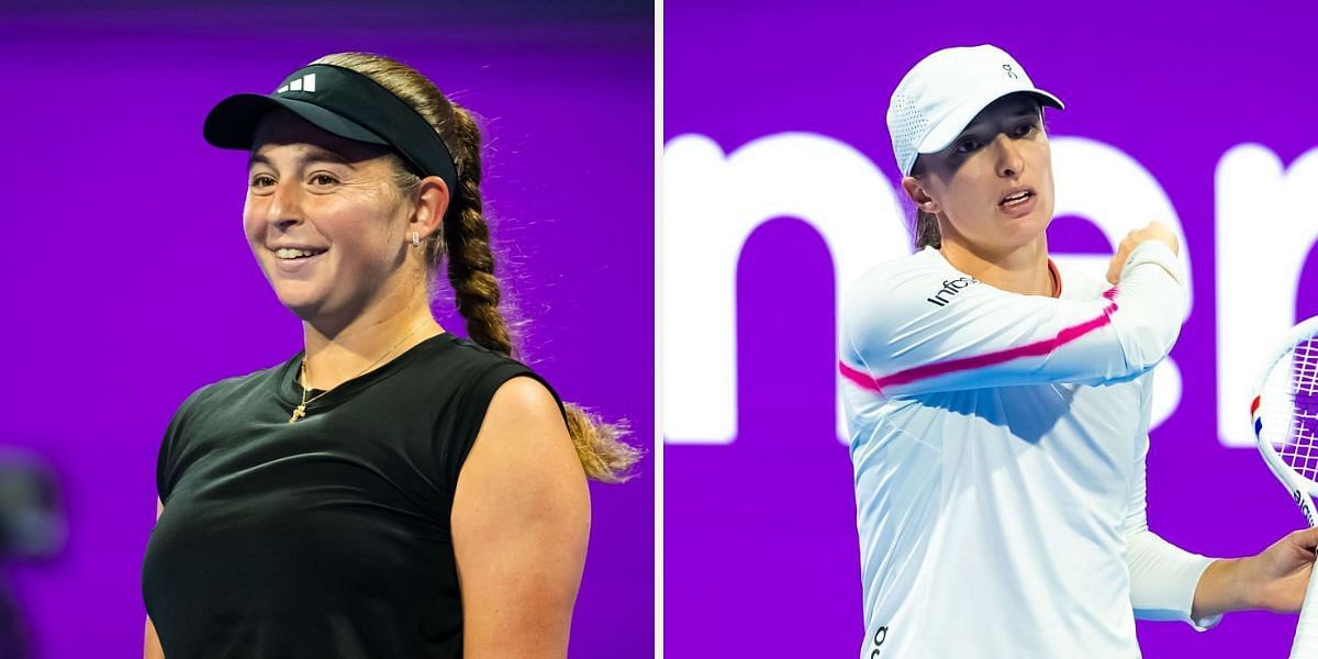 Ostapenko (L), Switek (R) Source: Getty