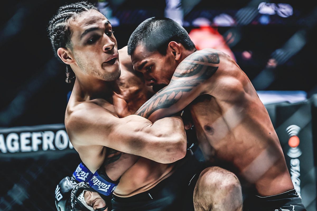 Kade Ruotolo (left), Blake Cooper (right) [Photo via ONE Championship]