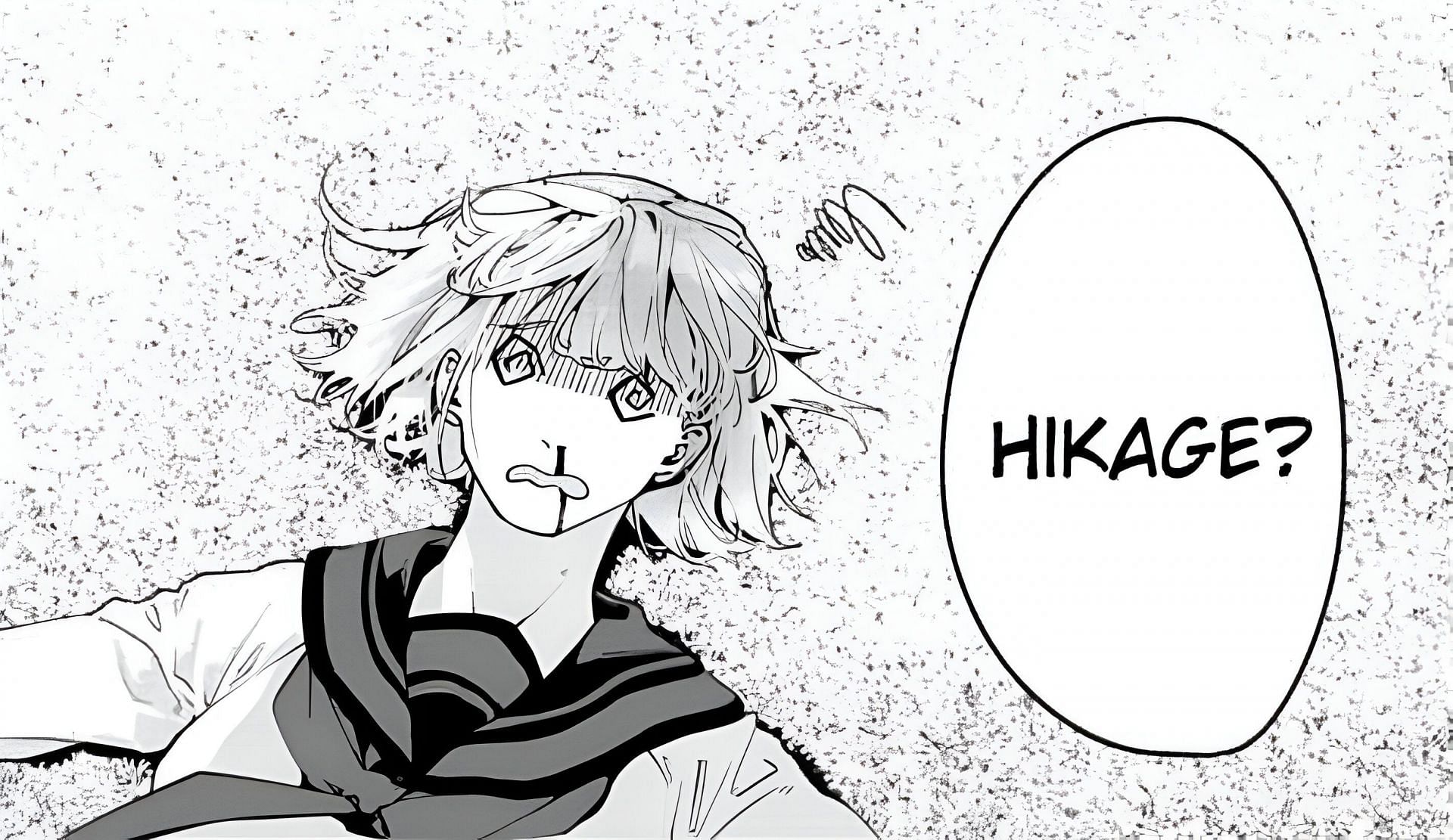 Hikage as seen in Embers manga (Image via Shueisha)