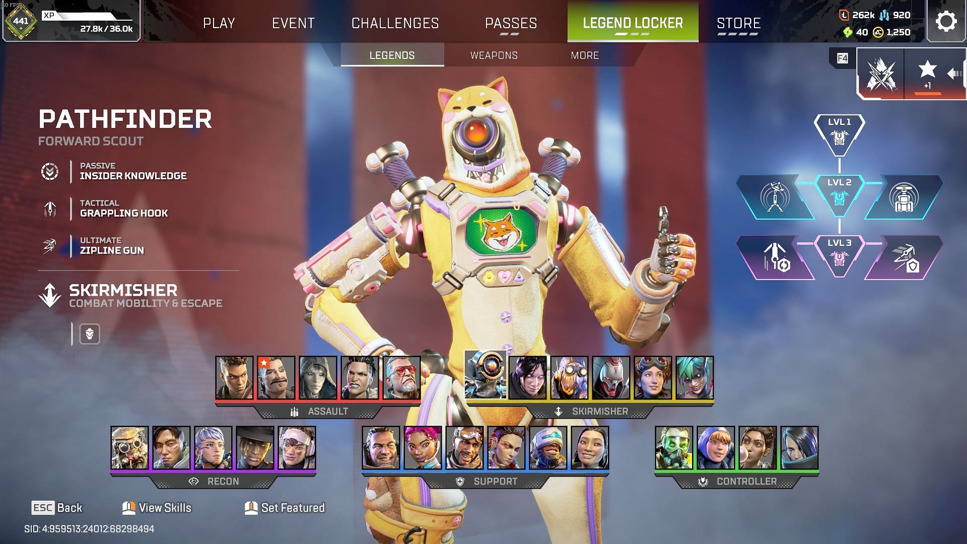 Pathfinder in Apex Legends Season 24 (Image via EA)