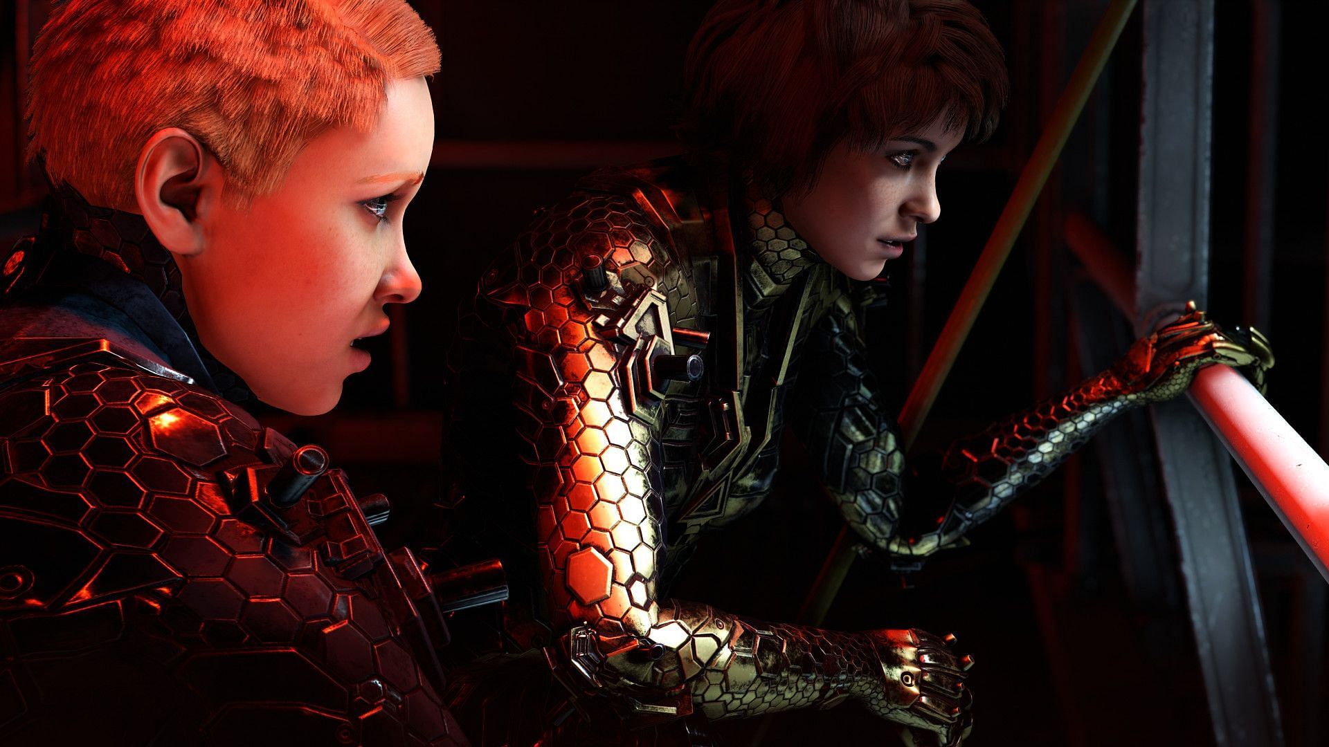 The Blazkowicz sisters in Wolfenstein: Youngblood (Image via Bethesda Softworks)