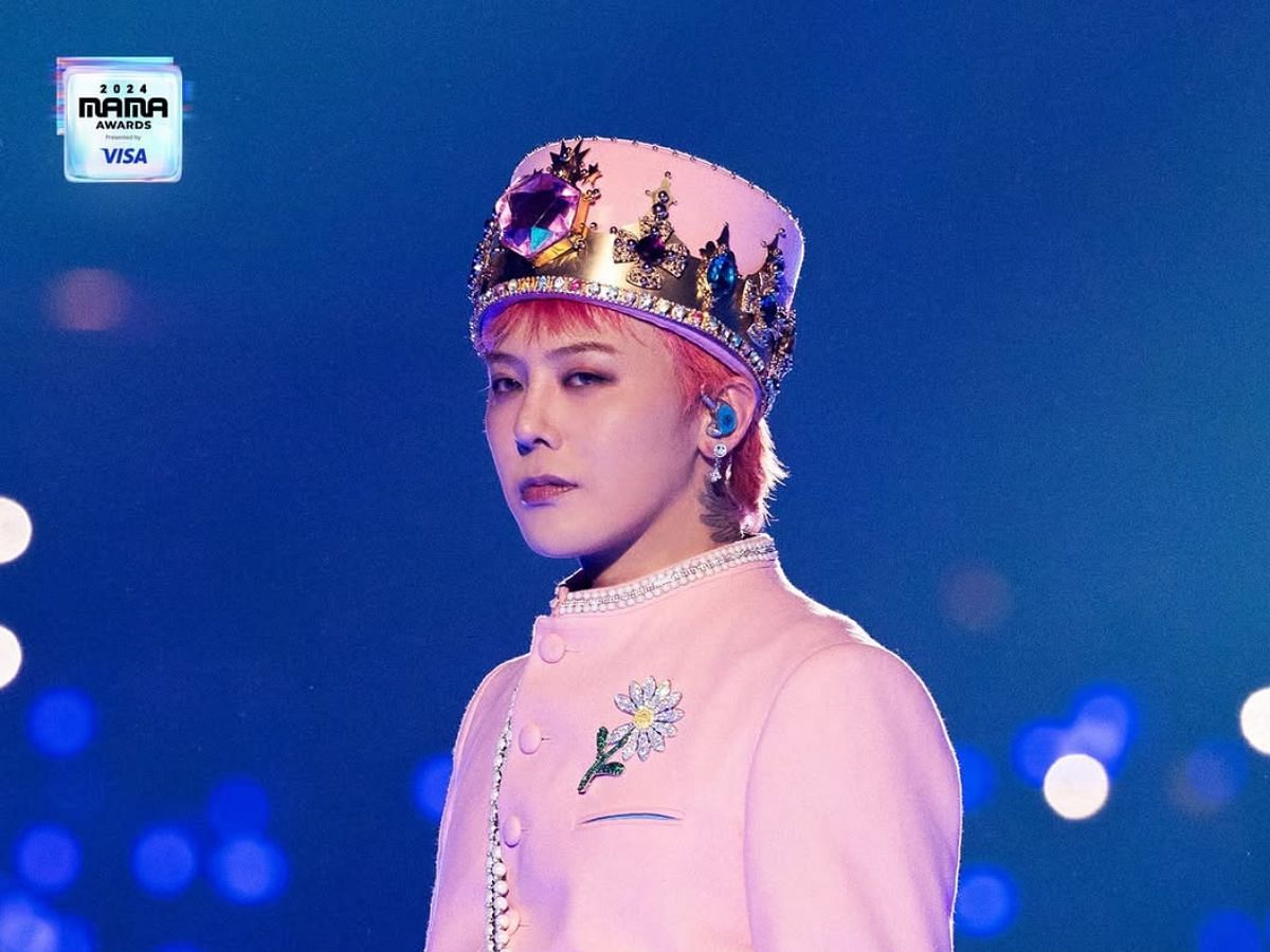 BIGBANG G-Dragon at the 2024 Mnet Asian Music Awards (Image via Instagram/@mnet_mama)