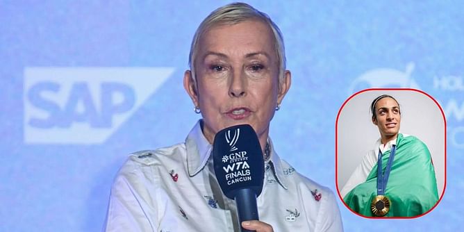 Martina Navratilova slams IOC for allowing 'travesty of justice' after reports claim Olympic gold medalist Imane Khelif was declared male
