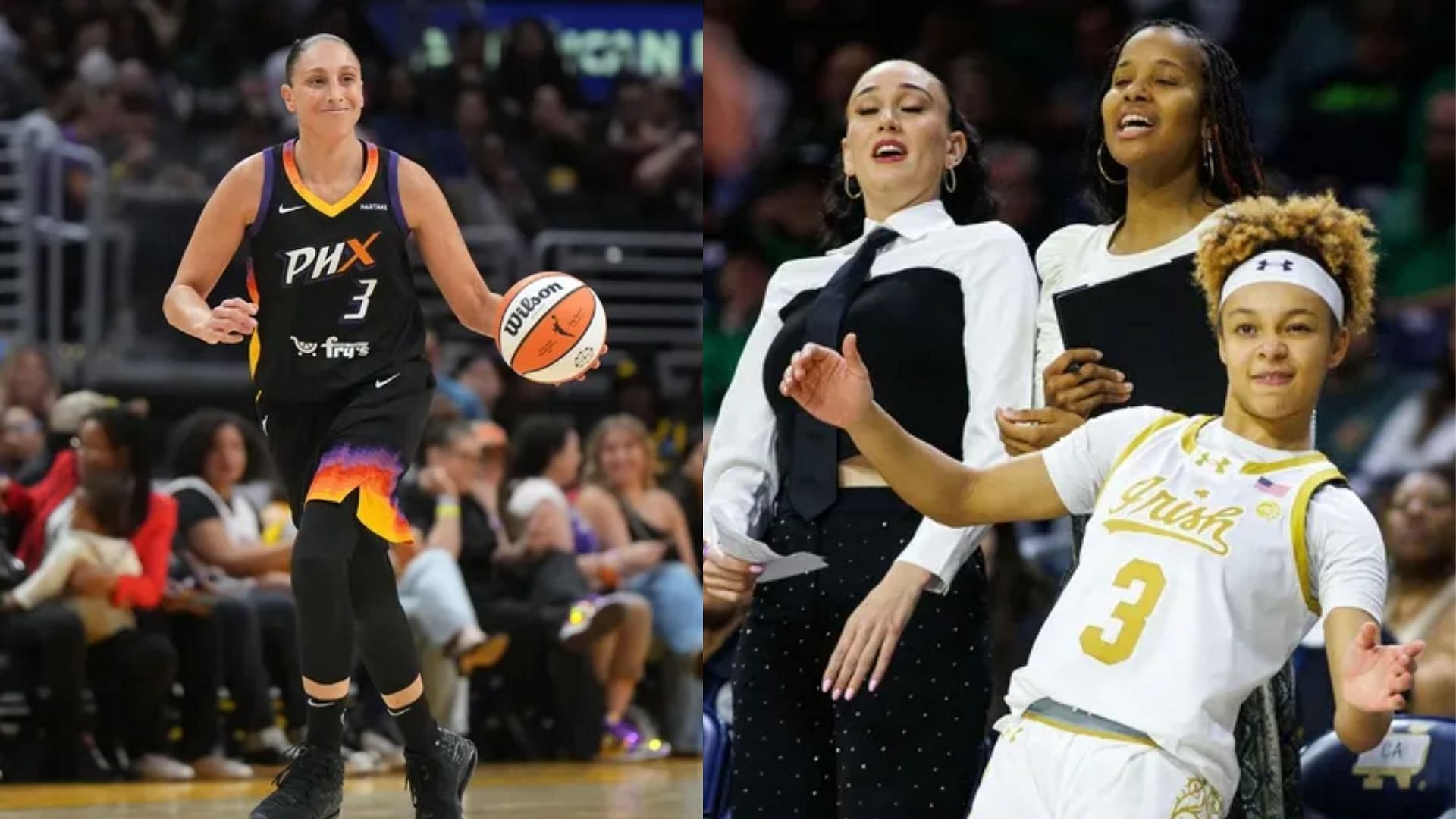 Hannah Hidalgo reveals what Diana Taurasi said to her after Notre Dame beat UConn last season: &ldquo;I didn&rsquo;t even know that she was at the game&rdquo; (Image Source: IMAGN)