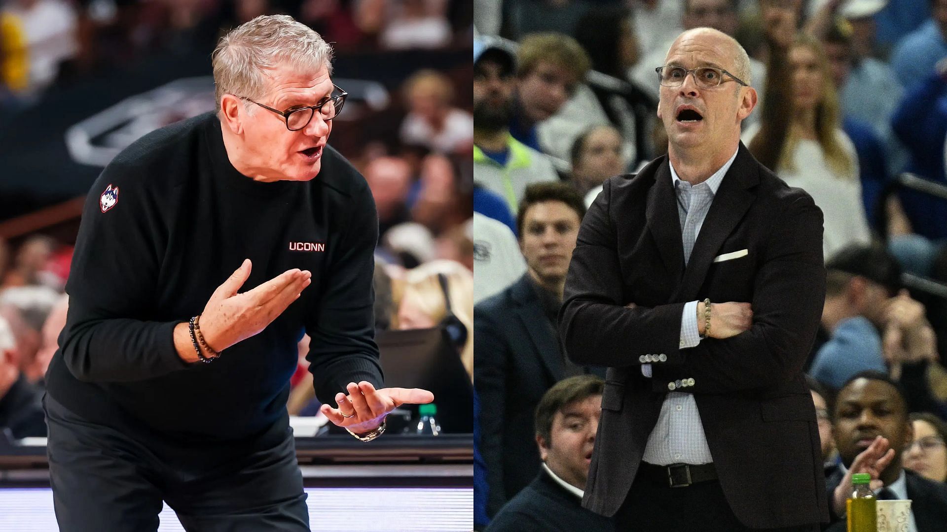 Geno Auriemma and Dan Hurley