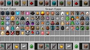 New spawn egg textures in Minecraft are a breath of fresh air in the creative mode inventory