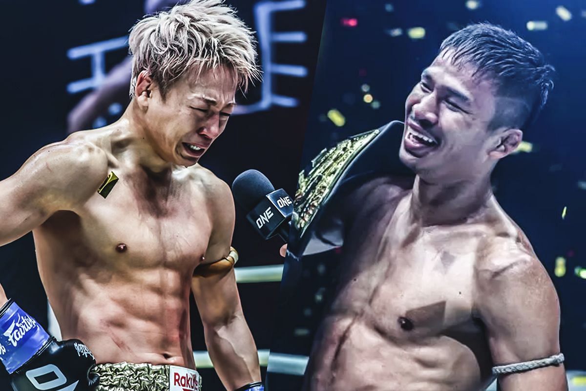 Japanese superstar Takeru Segawa takes loss to Superlek hard. -- Photo by ONE Championship