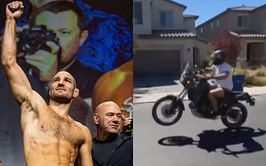Sean Strickland drops two-word reaction as he keeps pushing limits with motorcycle stunts despite past accidents
