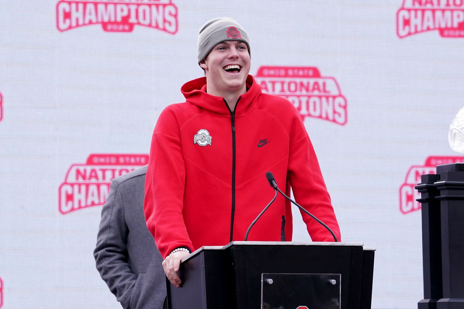 Ohio State Buckeyes Celebrate NCAA Football Championship - Source: Getty