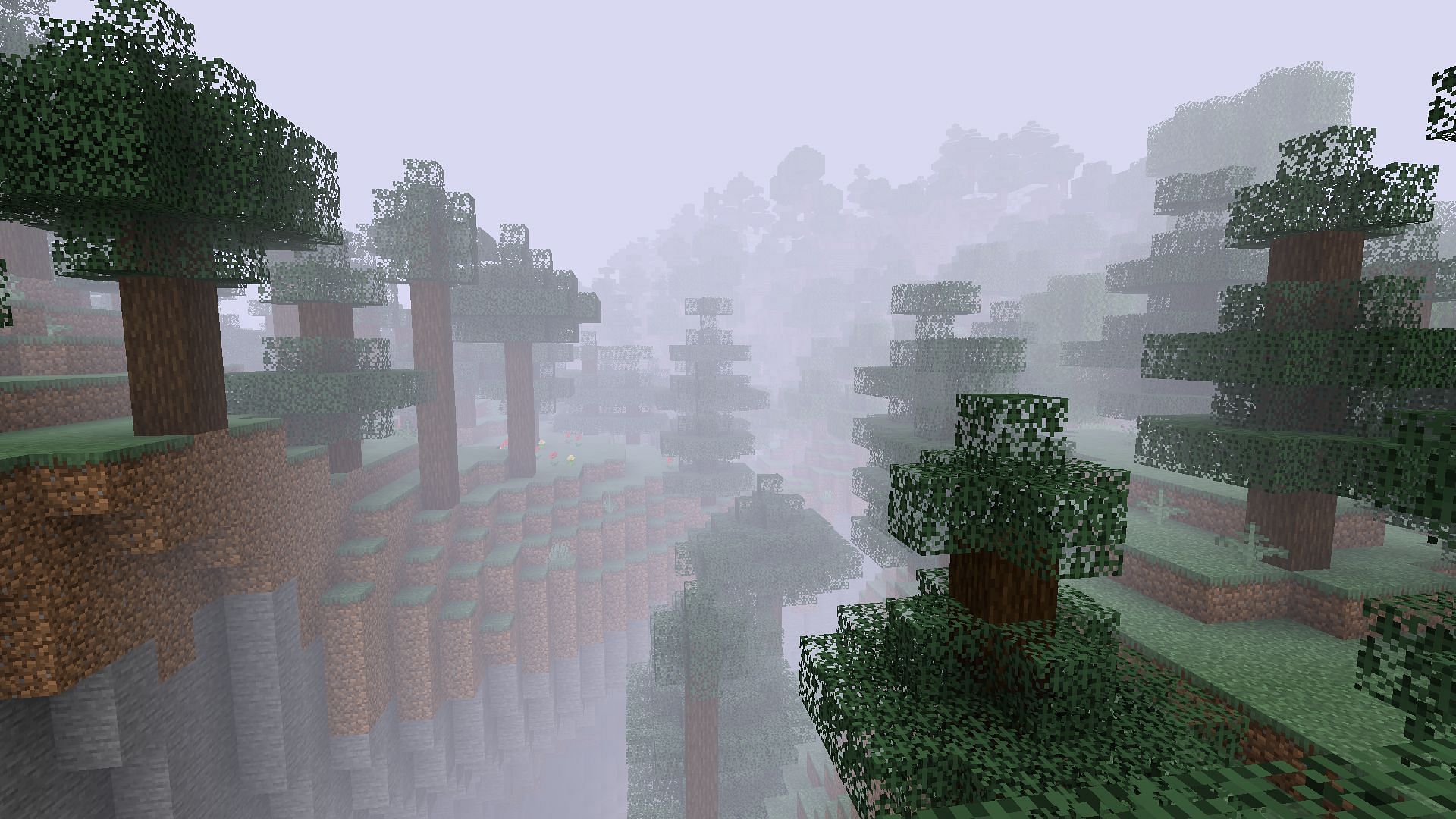 Minecraft old fog effect