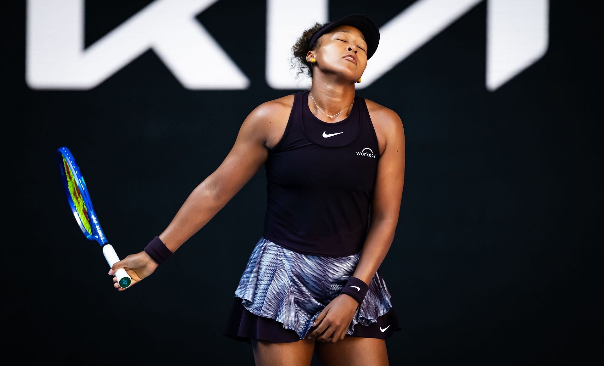 Naomi Osaka retired midway through her Australian Open 3R match (Source: Getty)