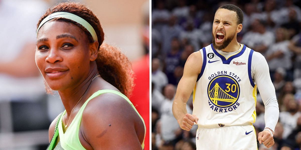 Serena Williams; Stephen Curry - Source: Getty