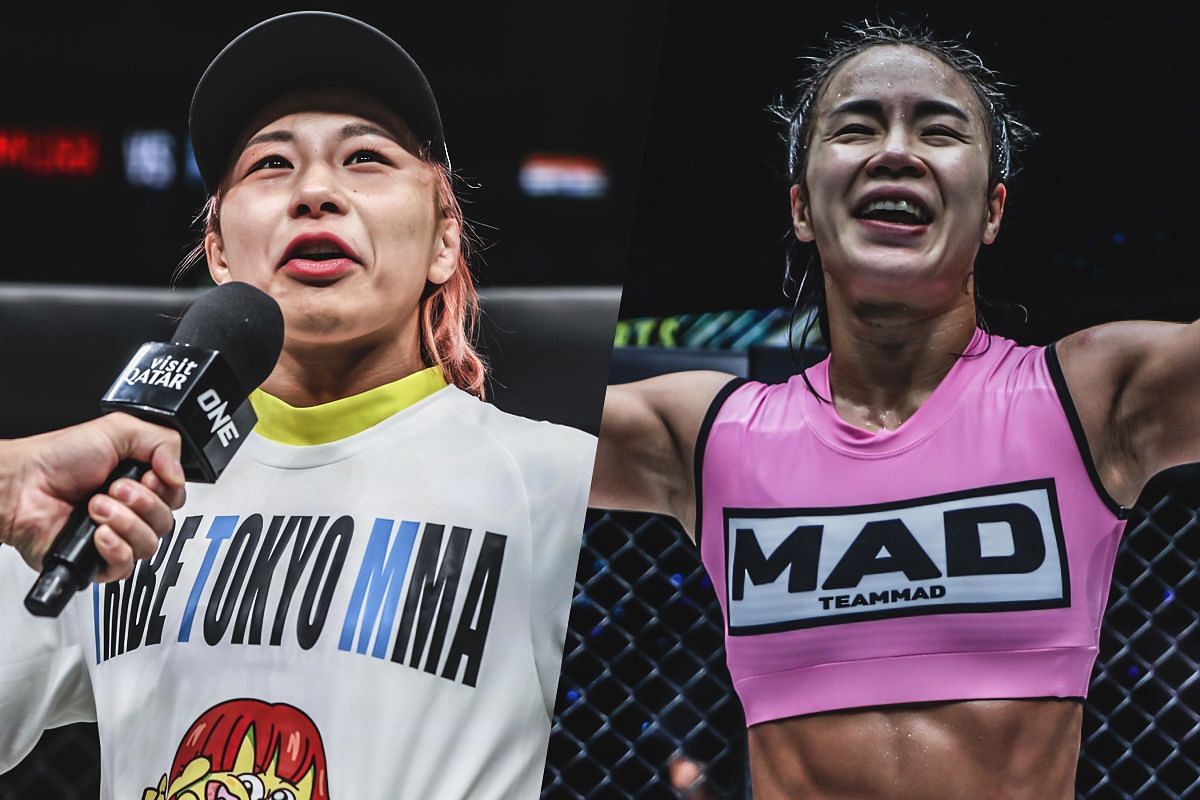 Ayaka Miura and Ham Seo Hee - Photo by ONE Championship