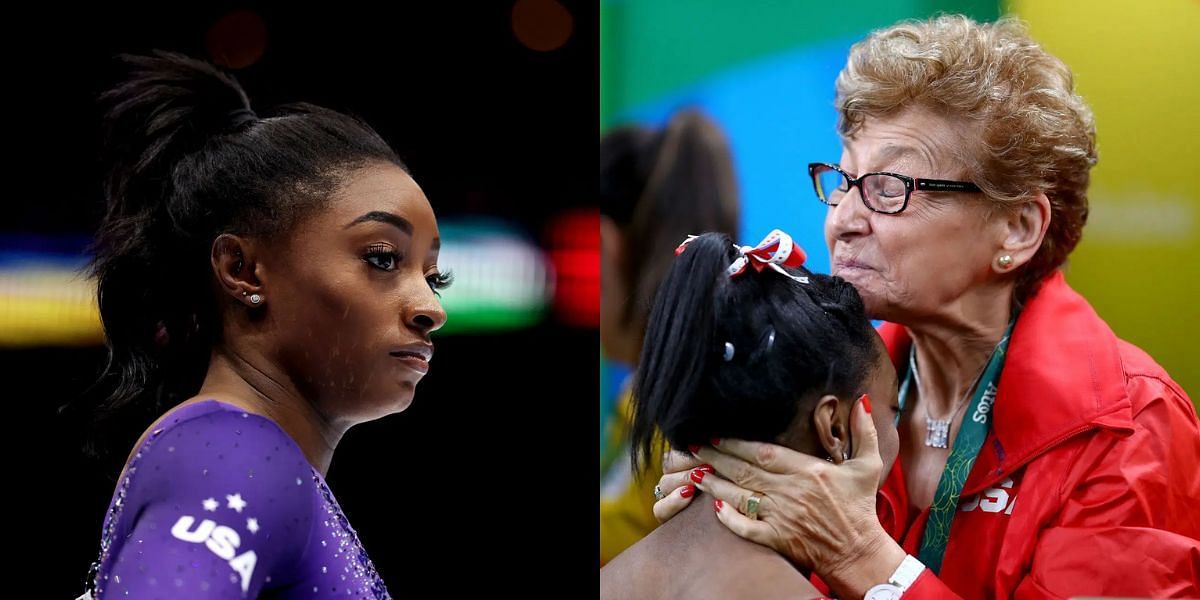 Simone Biles started training under Martha Karolyi as a 13-year-old. (Images by Getty)