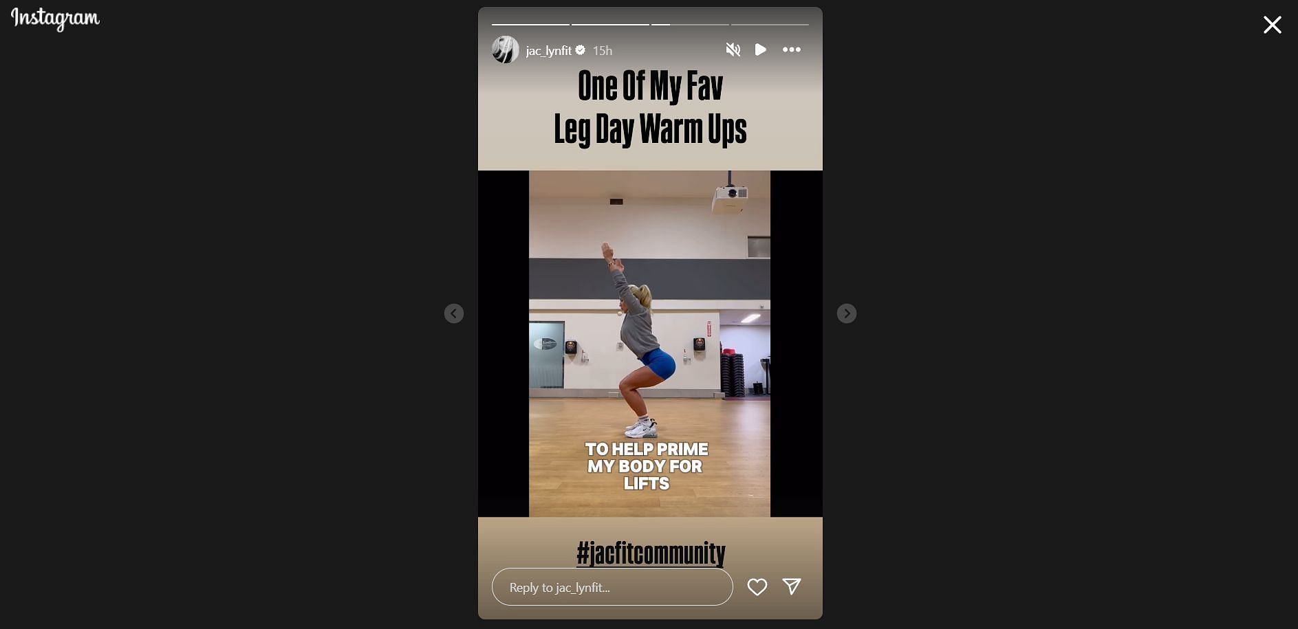 Alex Rodriguez&#039;s girlfriend Jaclyn Cordeiro shares her Tuesday morning workout routine with added inspiring message - Source: @jac.lynfit/Instagram 