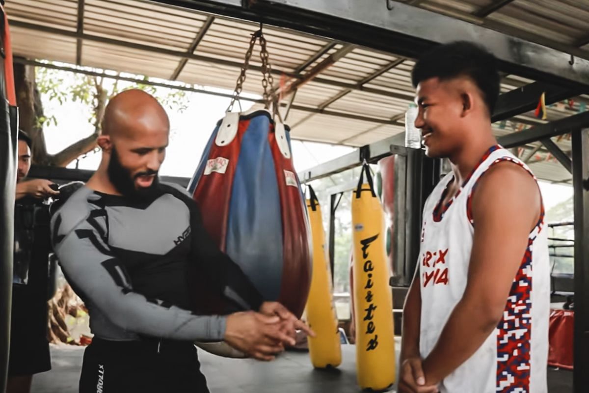 Demetrious Johnson (left), Rodtang Jitmuangnon (right) [Photo via ONE Championship]