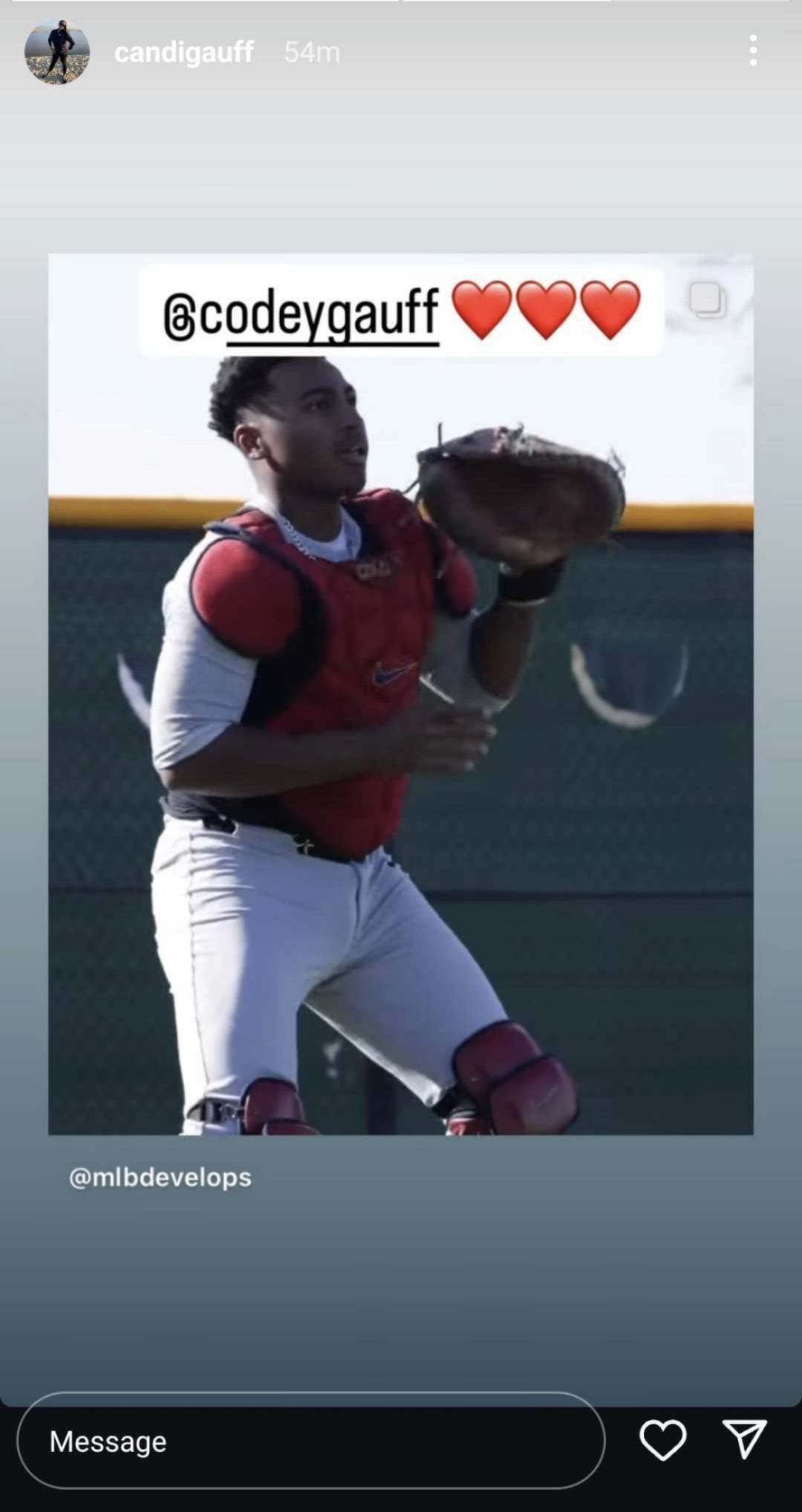 Coco Gauff's mom Candi sends her love to son Codey as he continues ...