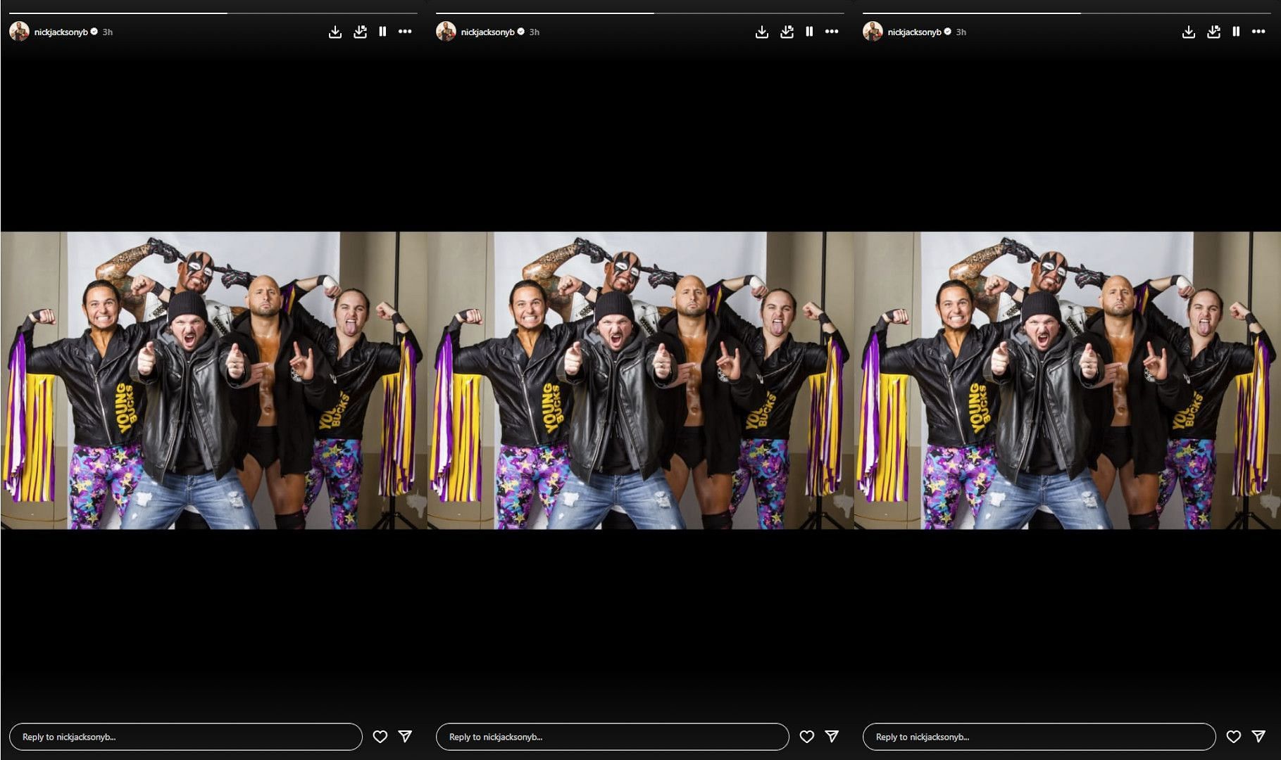 Bullet Club [Image credit: Nick Jackson&#039;s Instagram Stories]