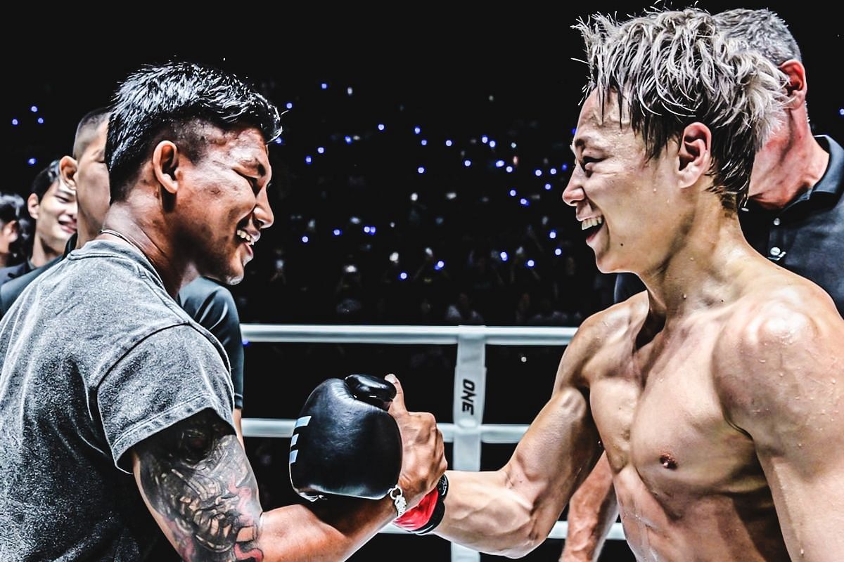 Rodtang (left) and Takeru (right). [Photo from ONE Championship]