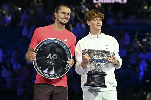 World No. 2 Alexander Zverev is more than 3000 points behind Jannik Sinner in ATP Rankings - Image Source: Getty