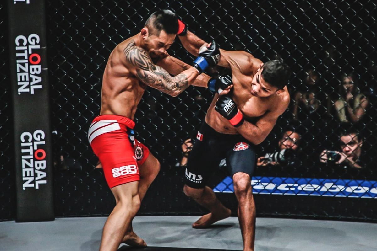 Martin Nguyen challenged Bibiano Fernandes for the bantamweight MMA world championship. [Photo via: ONE Championship]