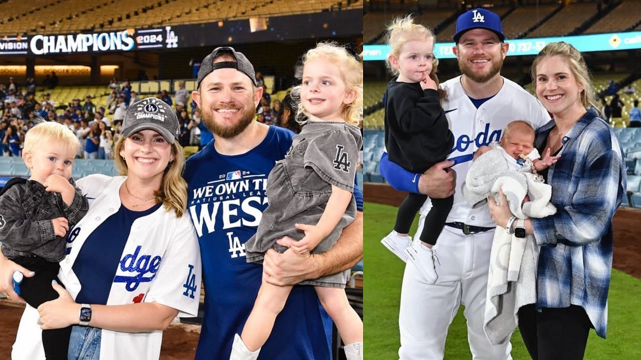 Max Muncy with his family (Images from - Instagram.com/@kellie_muncy)