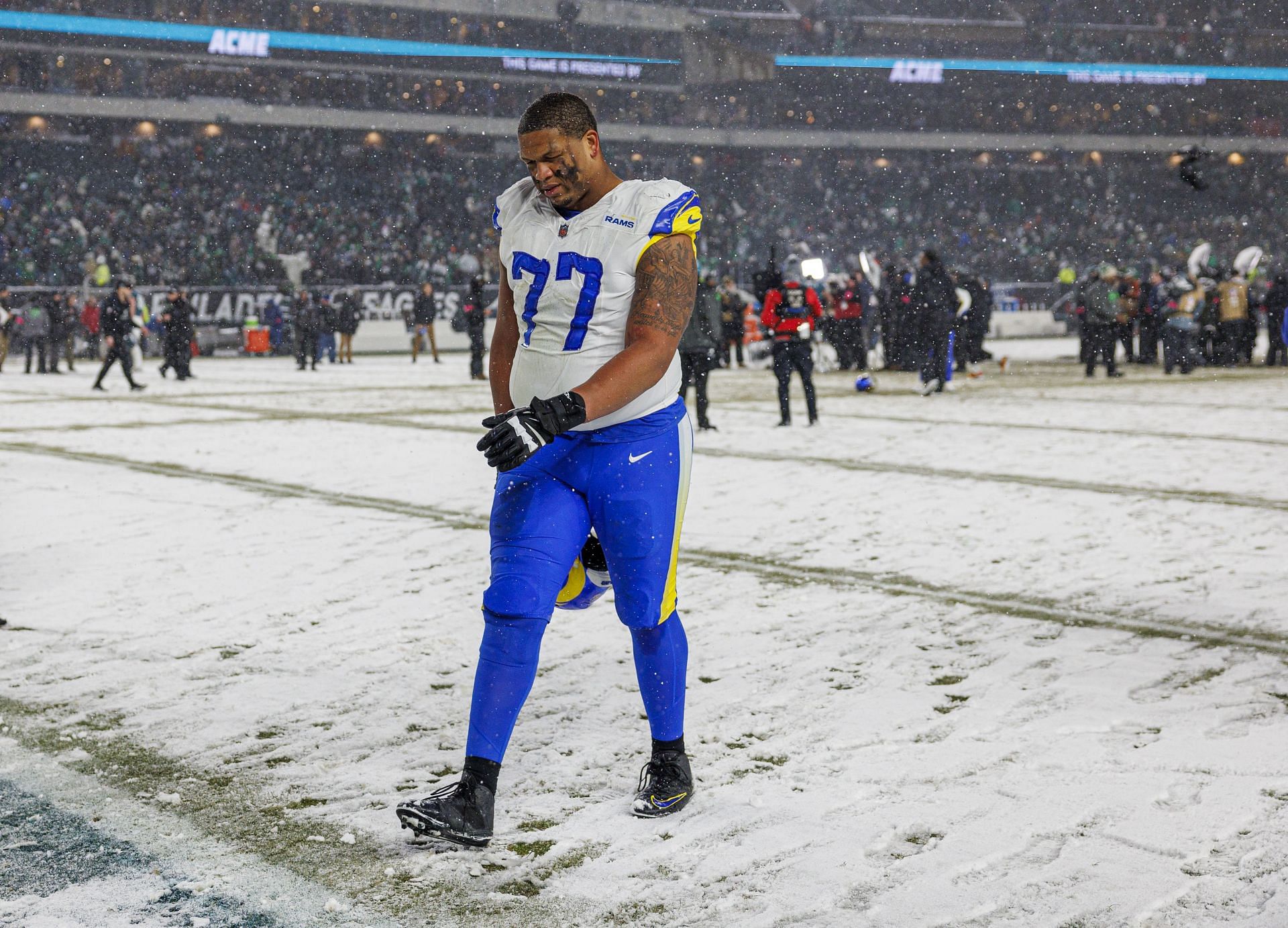 Los Angeles Rams offensive tackle Alaric Jackson - Source: Getty