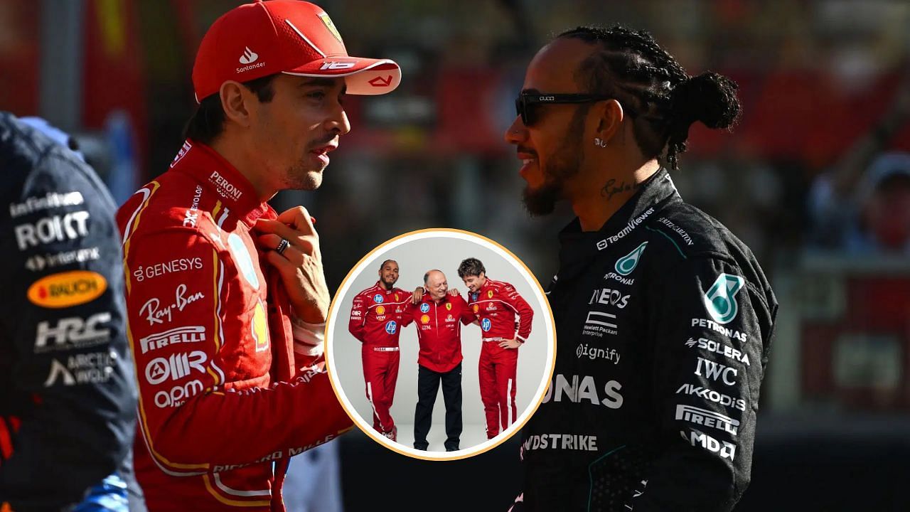 Charles Leclerc and Lewis Hamilton, Ferrari