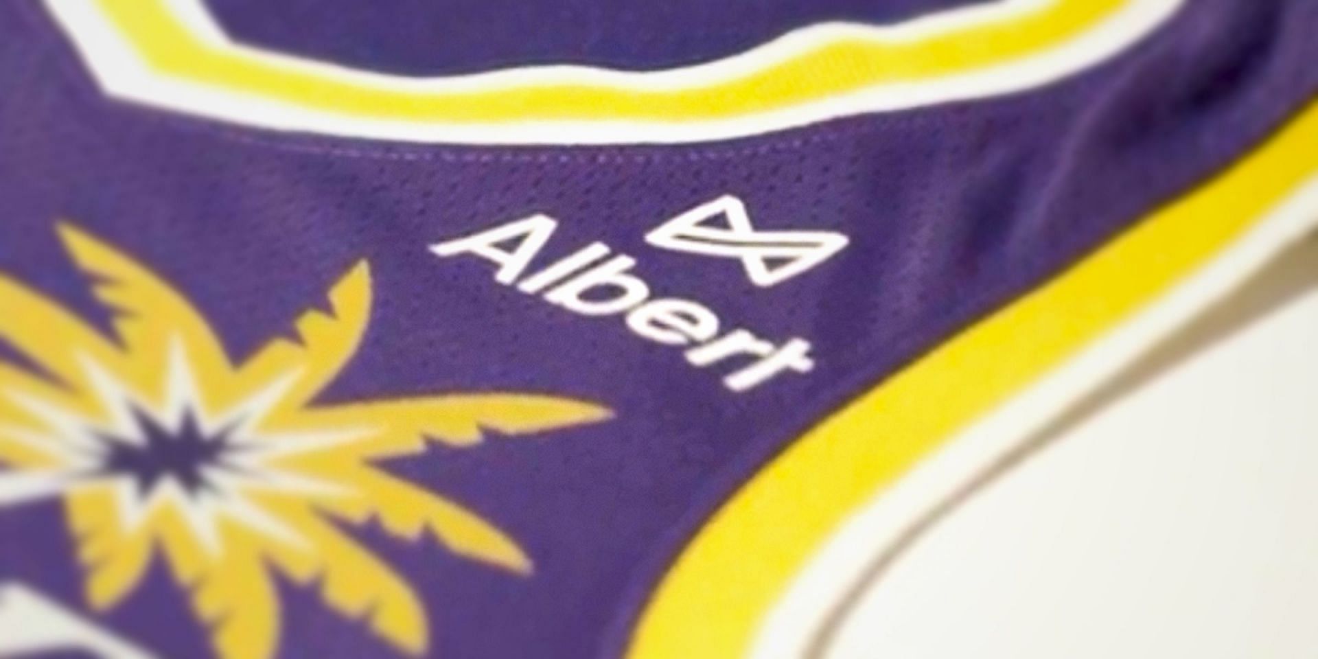 The Albert logo patch on an LA Sparks&#039; jersey - Source: LA Sparks