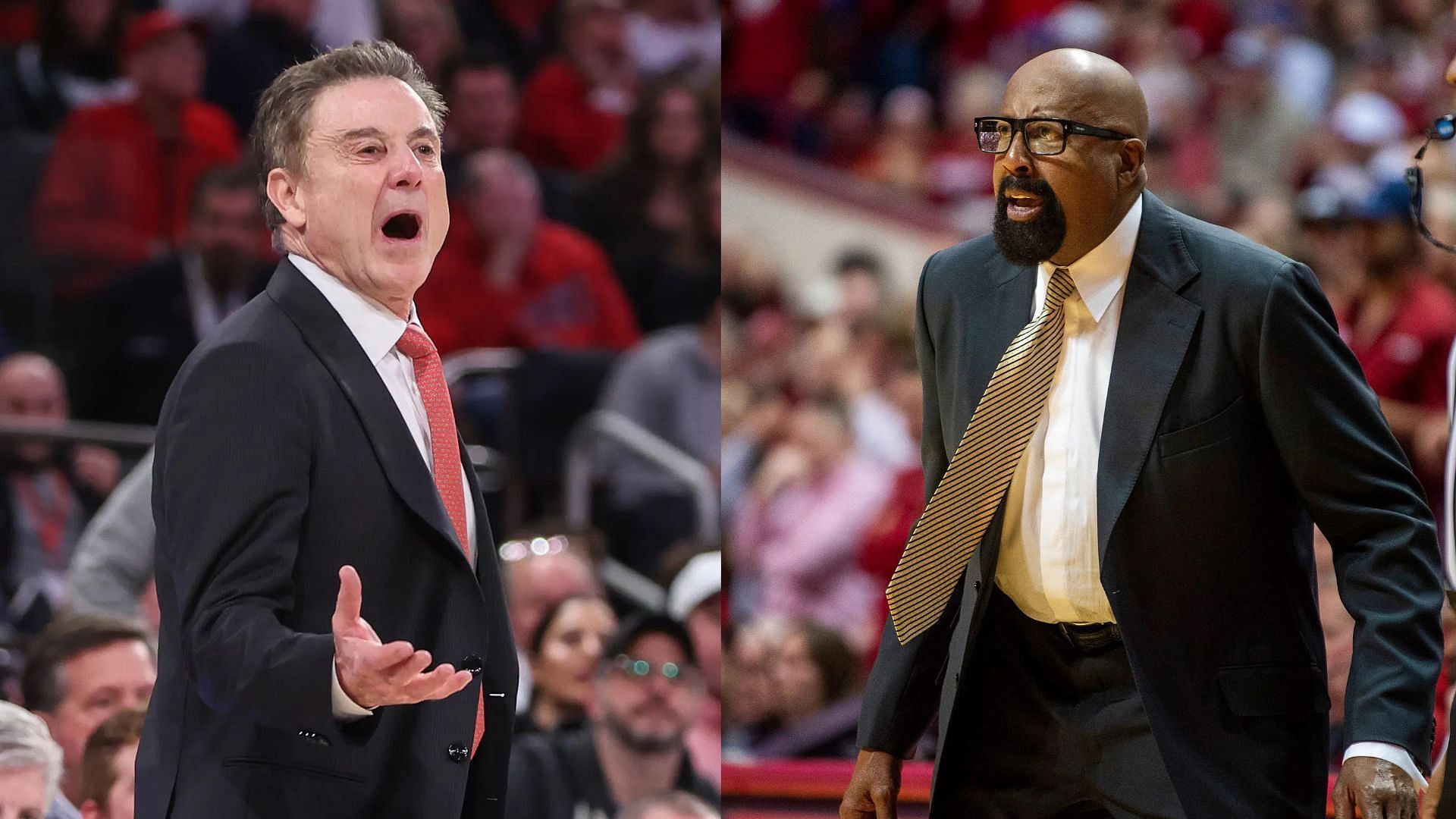 Rick Pitino and Mike Woodson. - Source: Wendell Cruz, Imagn